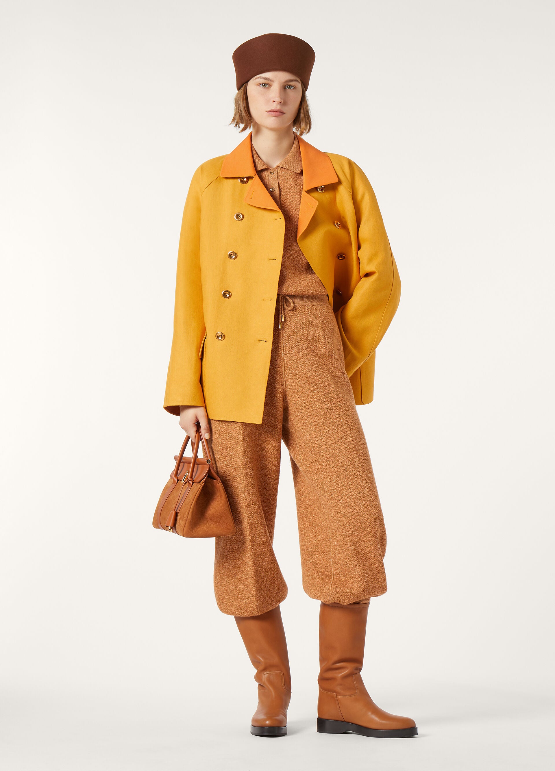 Cellina Polo Shirt - Persimmon Cake