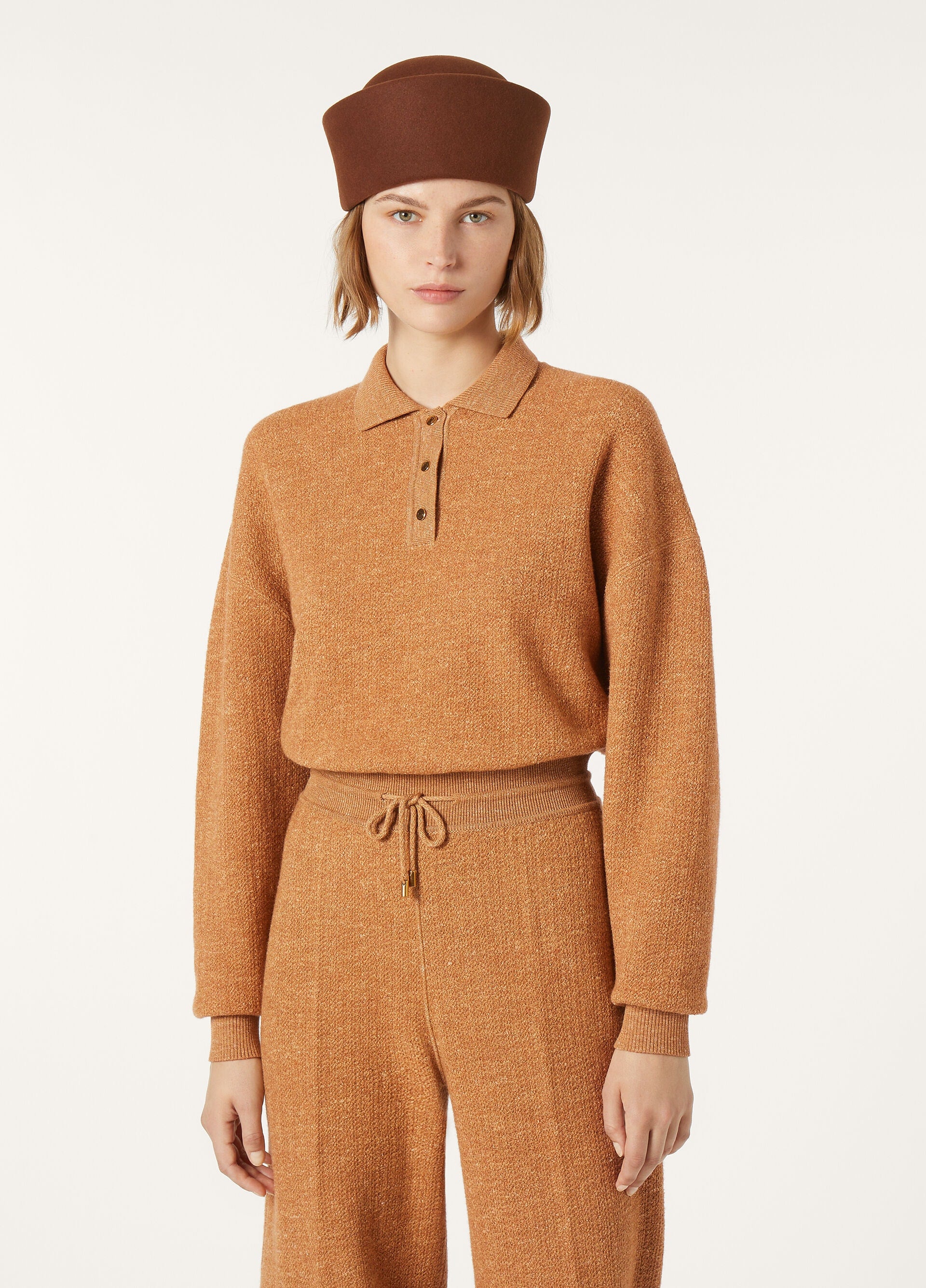 Cellina Polo Shirt - Persimmon Cake