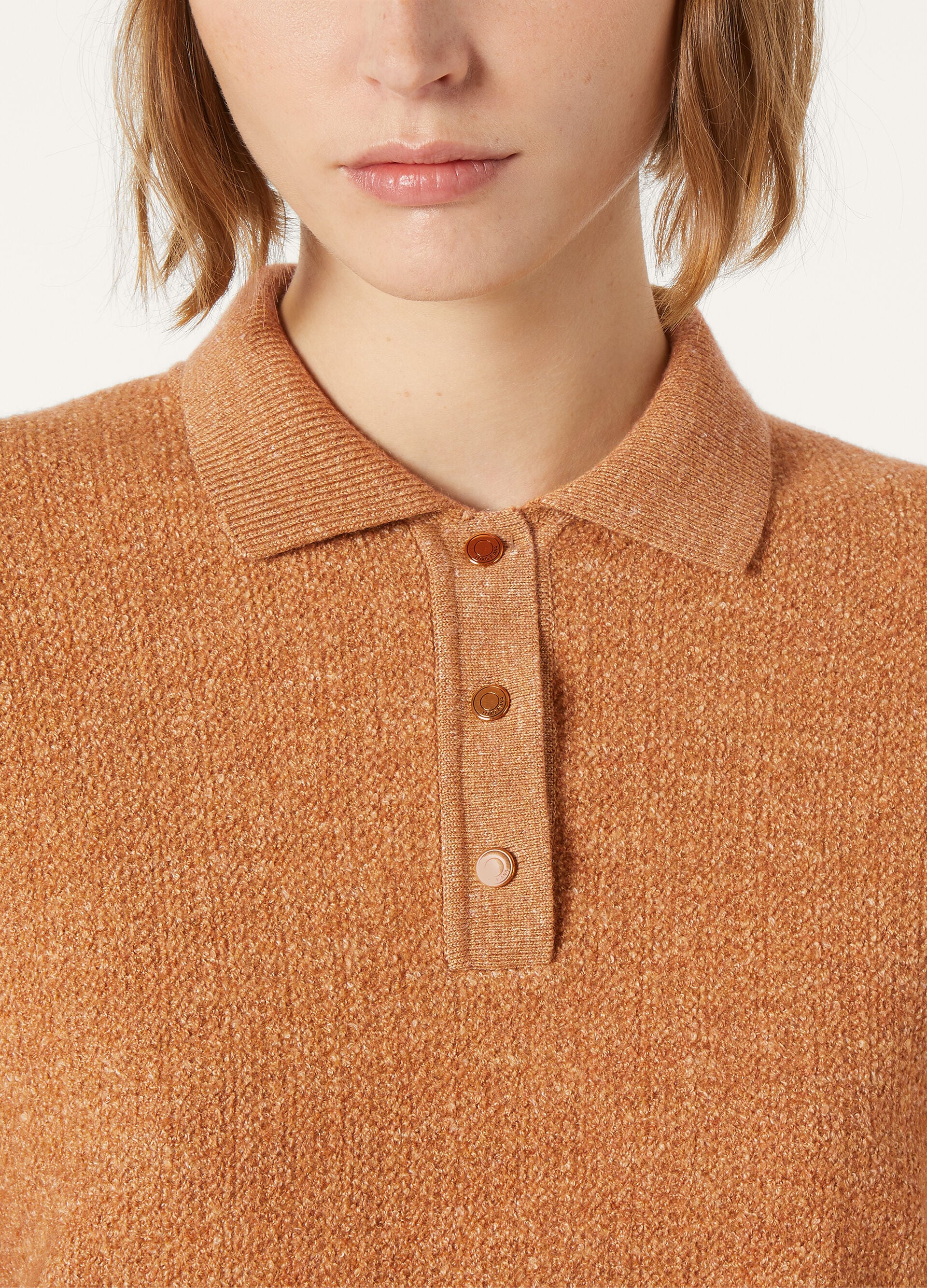 Cellina Polo Shirt - Persimmon Cake