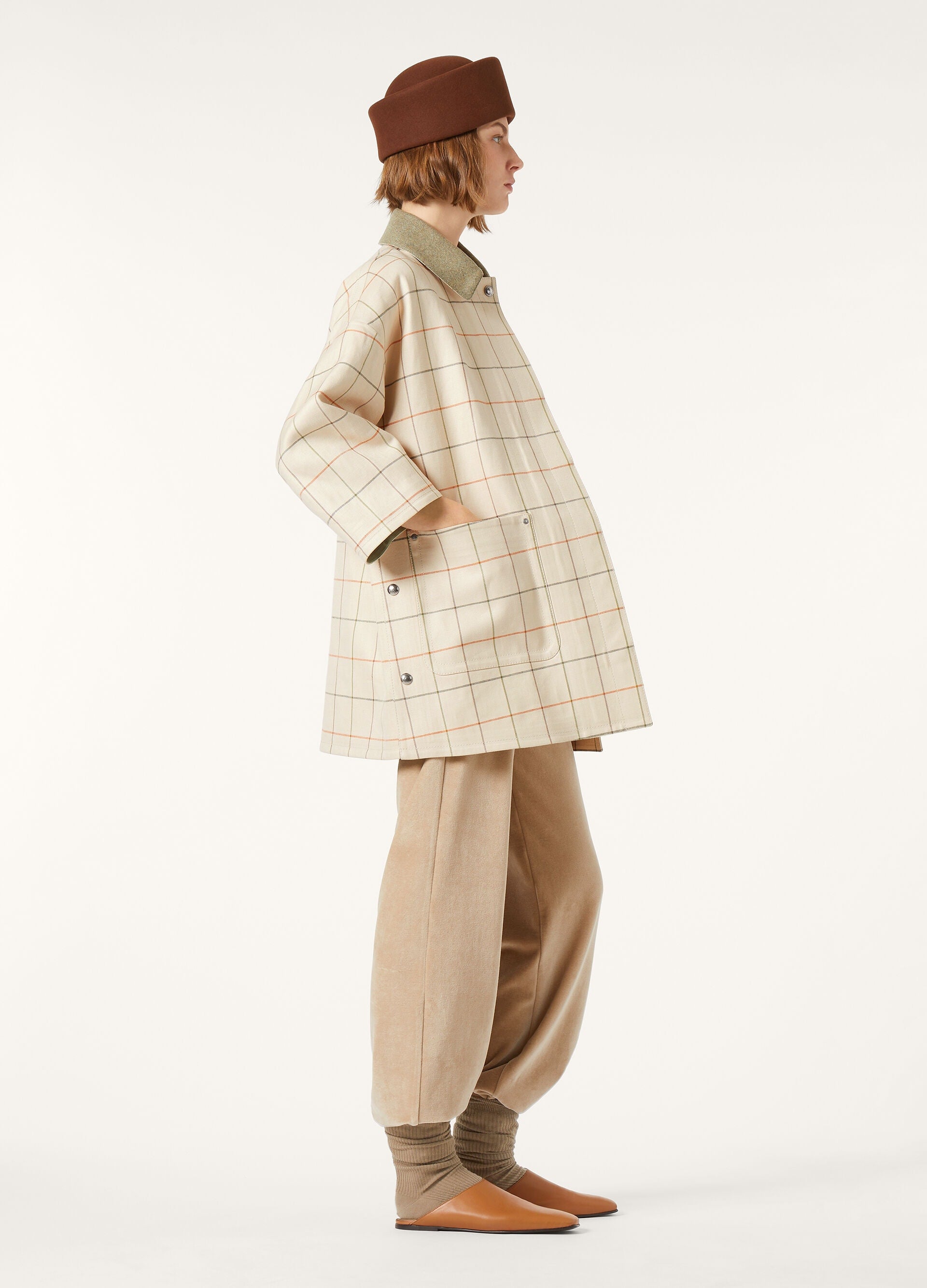 Spencer Trench Coat - Tartan