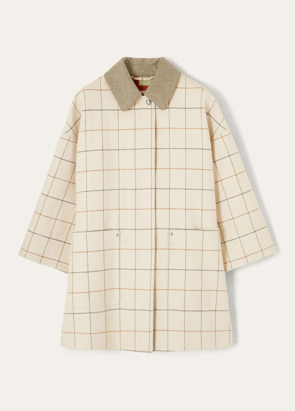 Spencer Trench Coat - Tartan