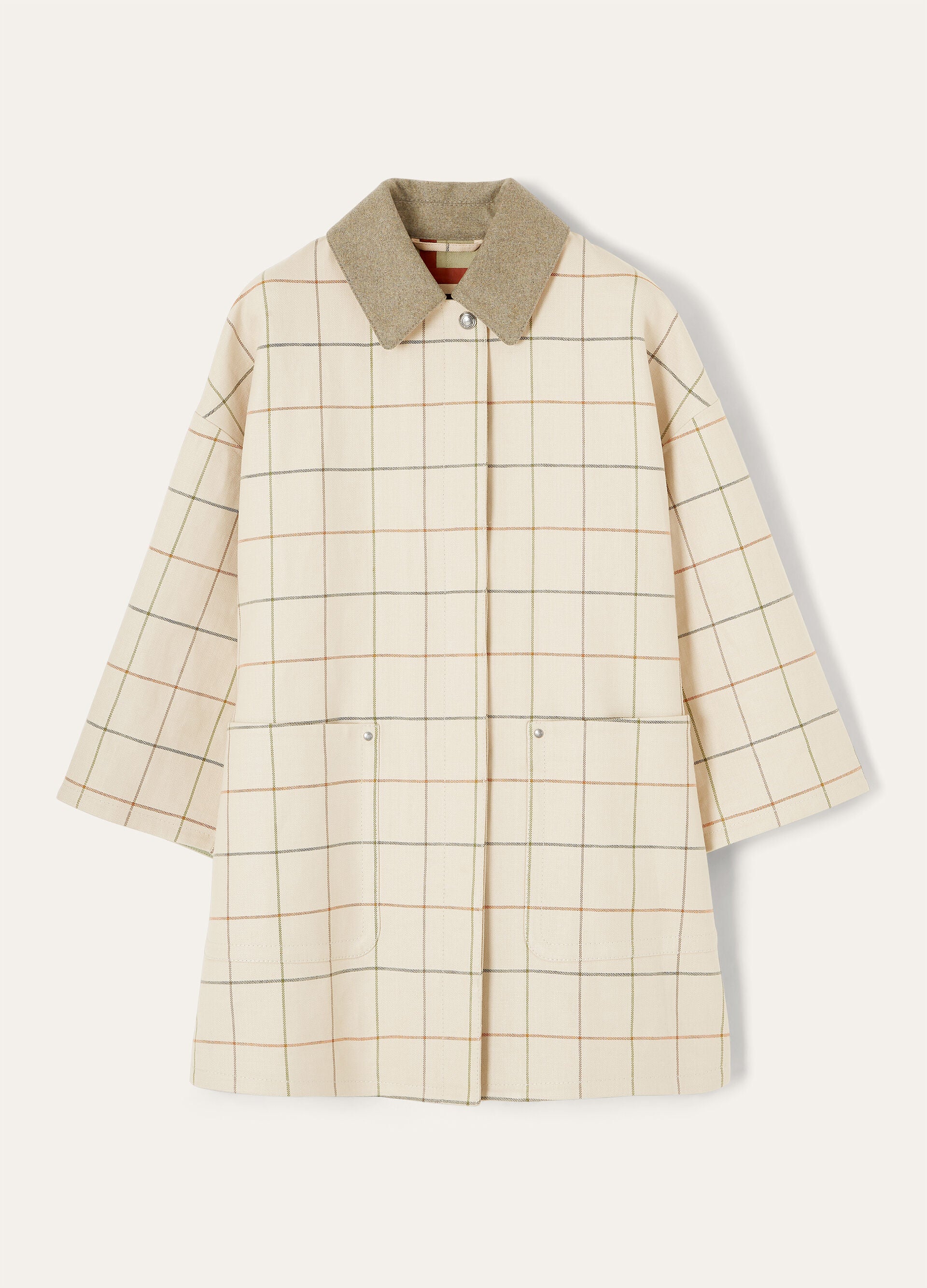 Spencer Trench Coat - Tartan