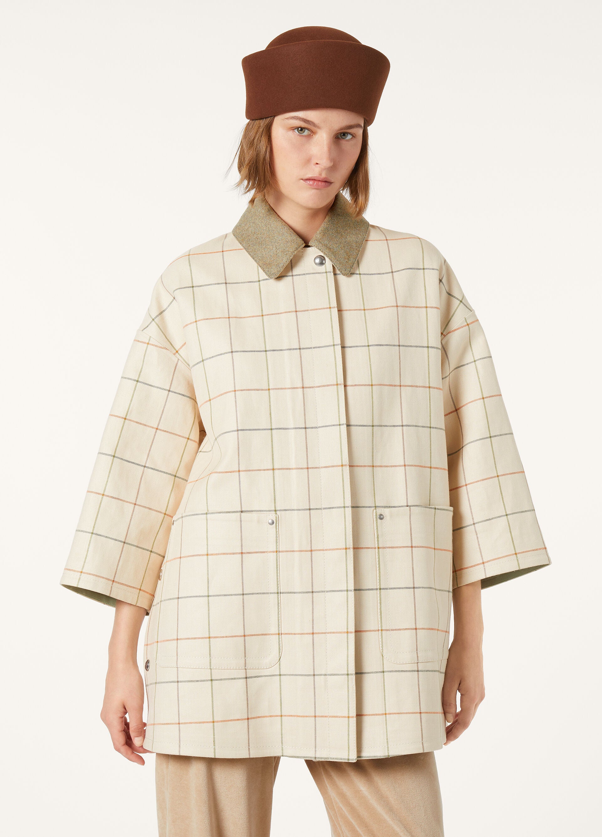 Spencer Trench Coat - Tartan