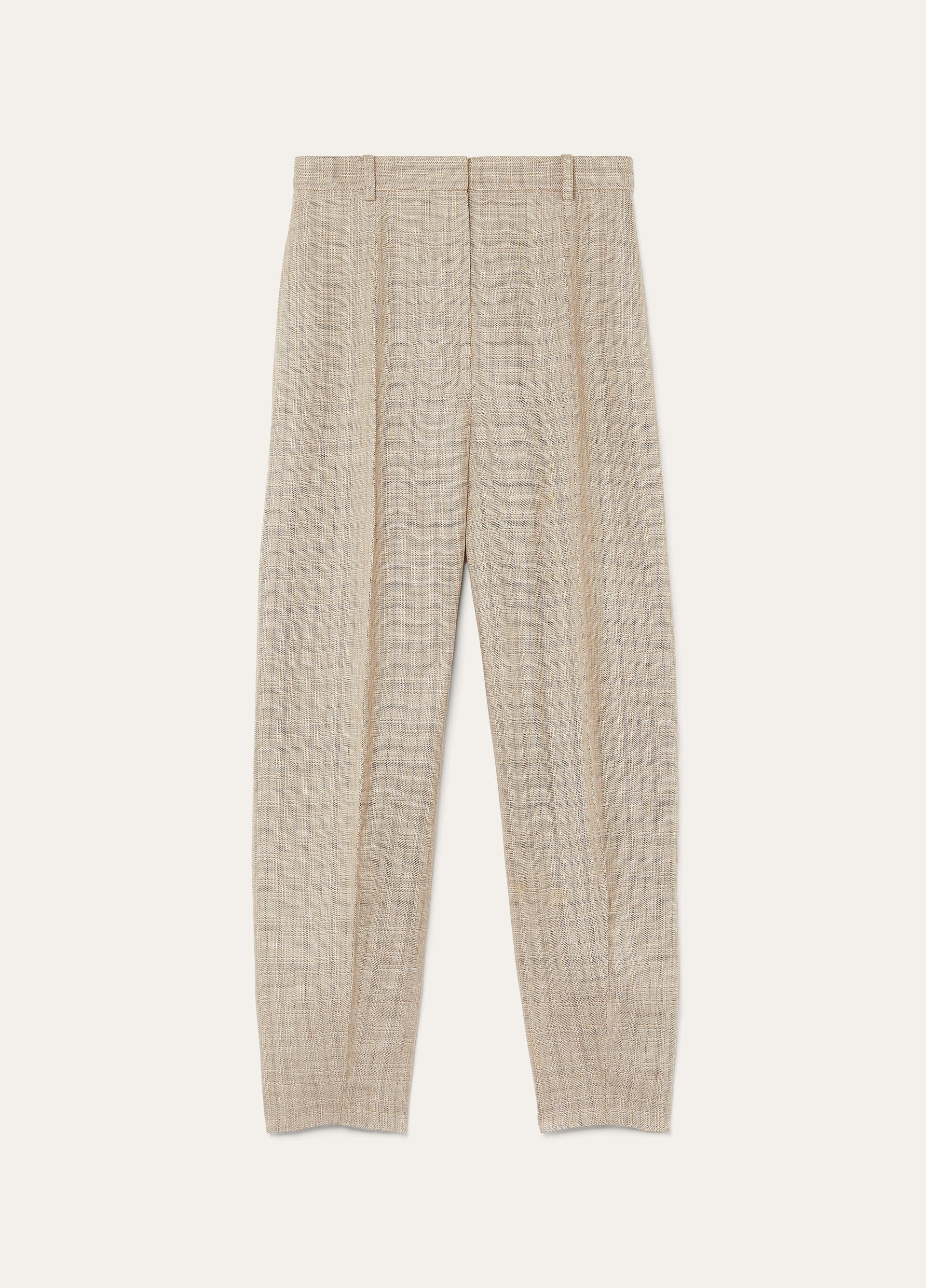 Dan Pants - White/Golden Beach/Carob Bean