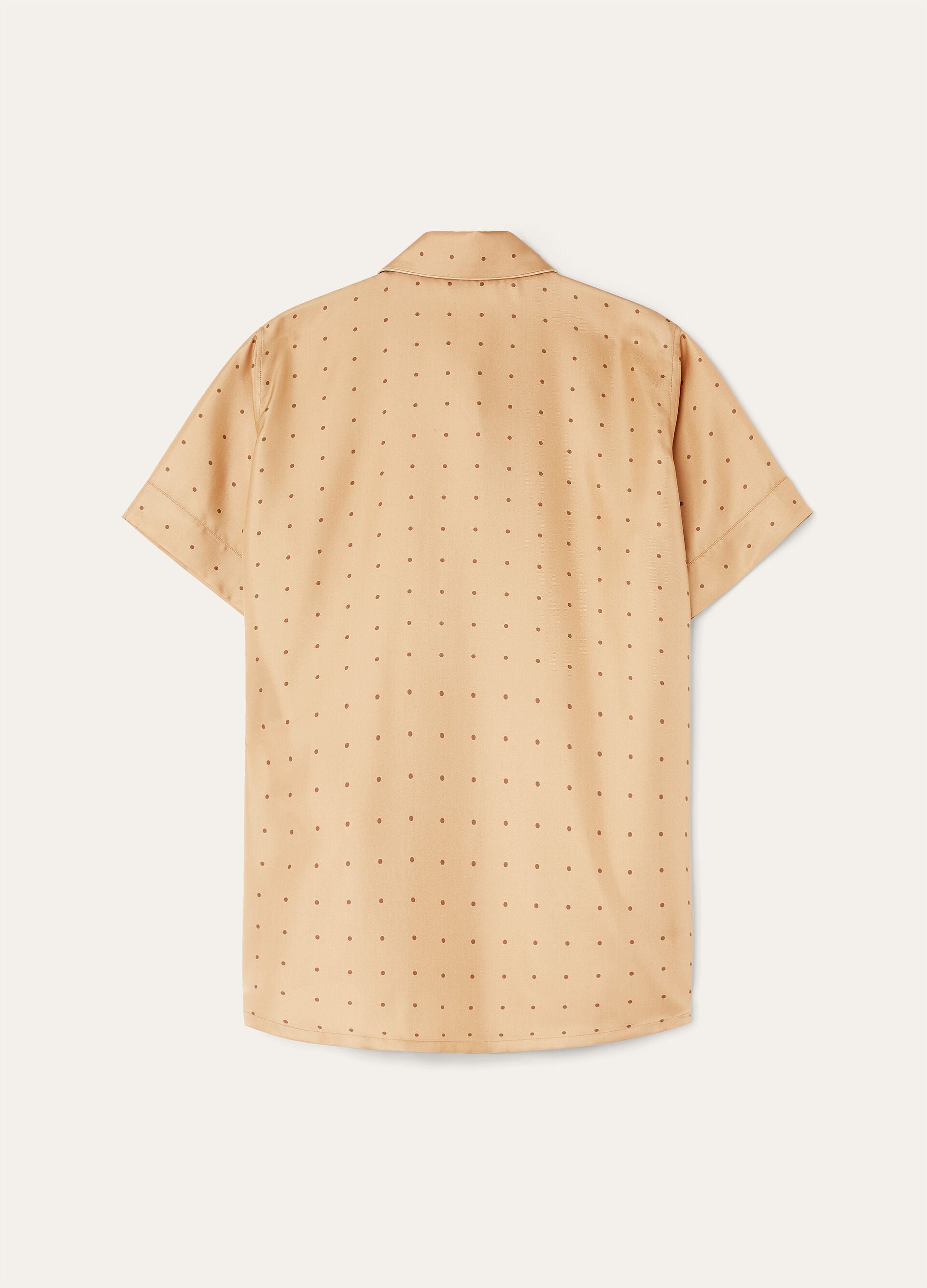 Angelina Pajamas Shirt - Melonpan/Grey Pois