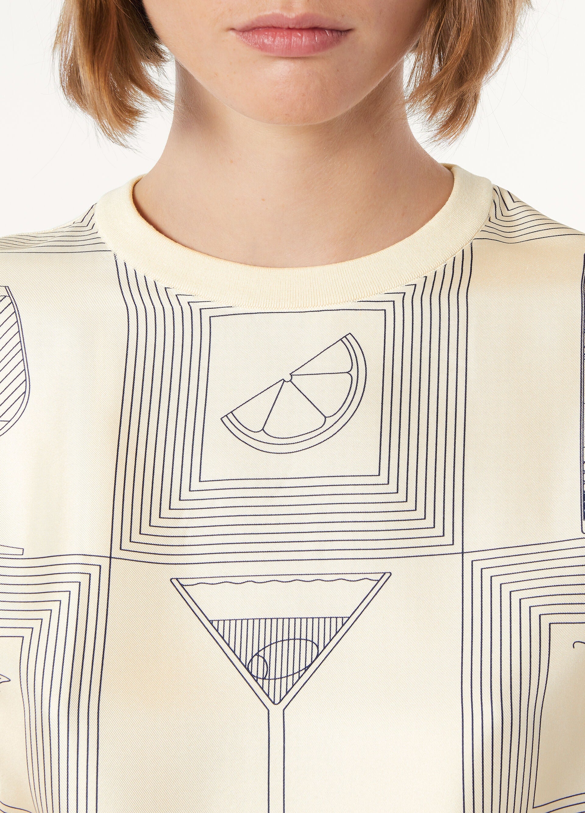 Mazzorbo T-Shirt - Ivory/Blue Halite