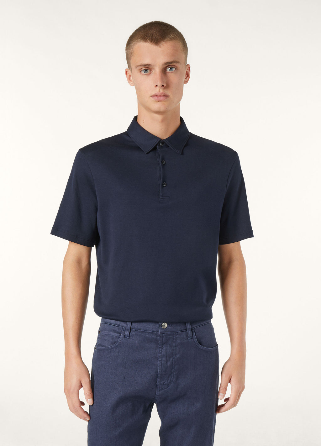 Tremezzo Polo Shirt - Navy Blue