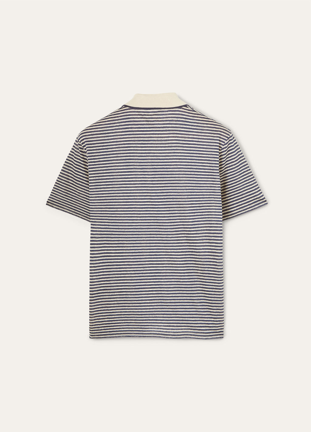 Cremia Polo Shirt - Nougat/Navy Fancy