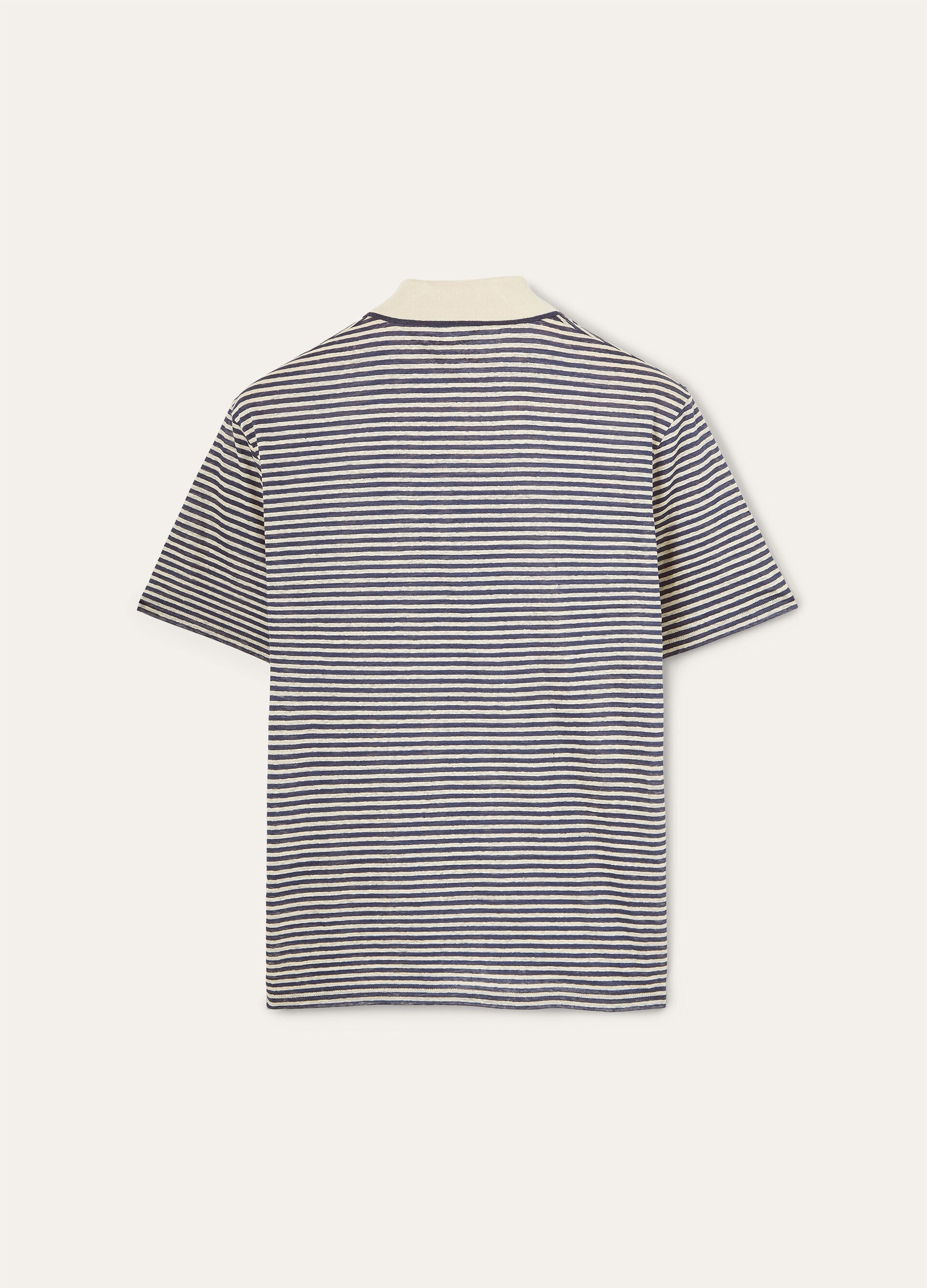 Cremia Polo Shirt - Nougat/Navy Fancy