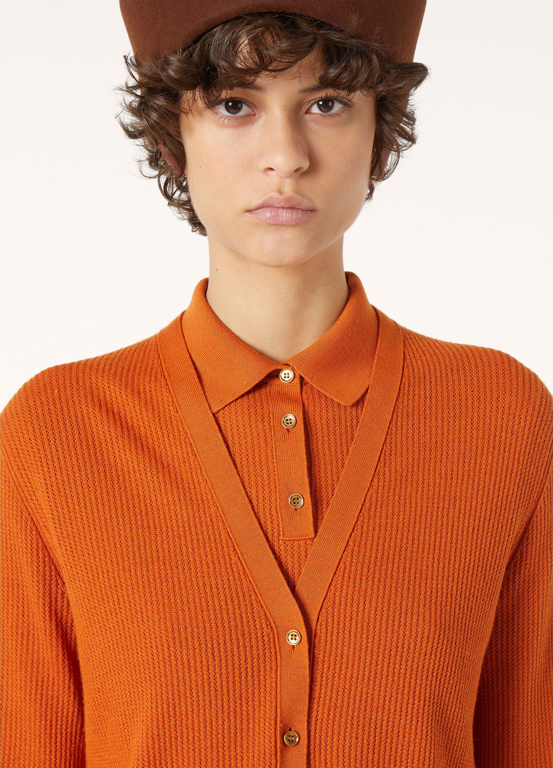Royal Lightness™ Cardigan - Orange Poppy