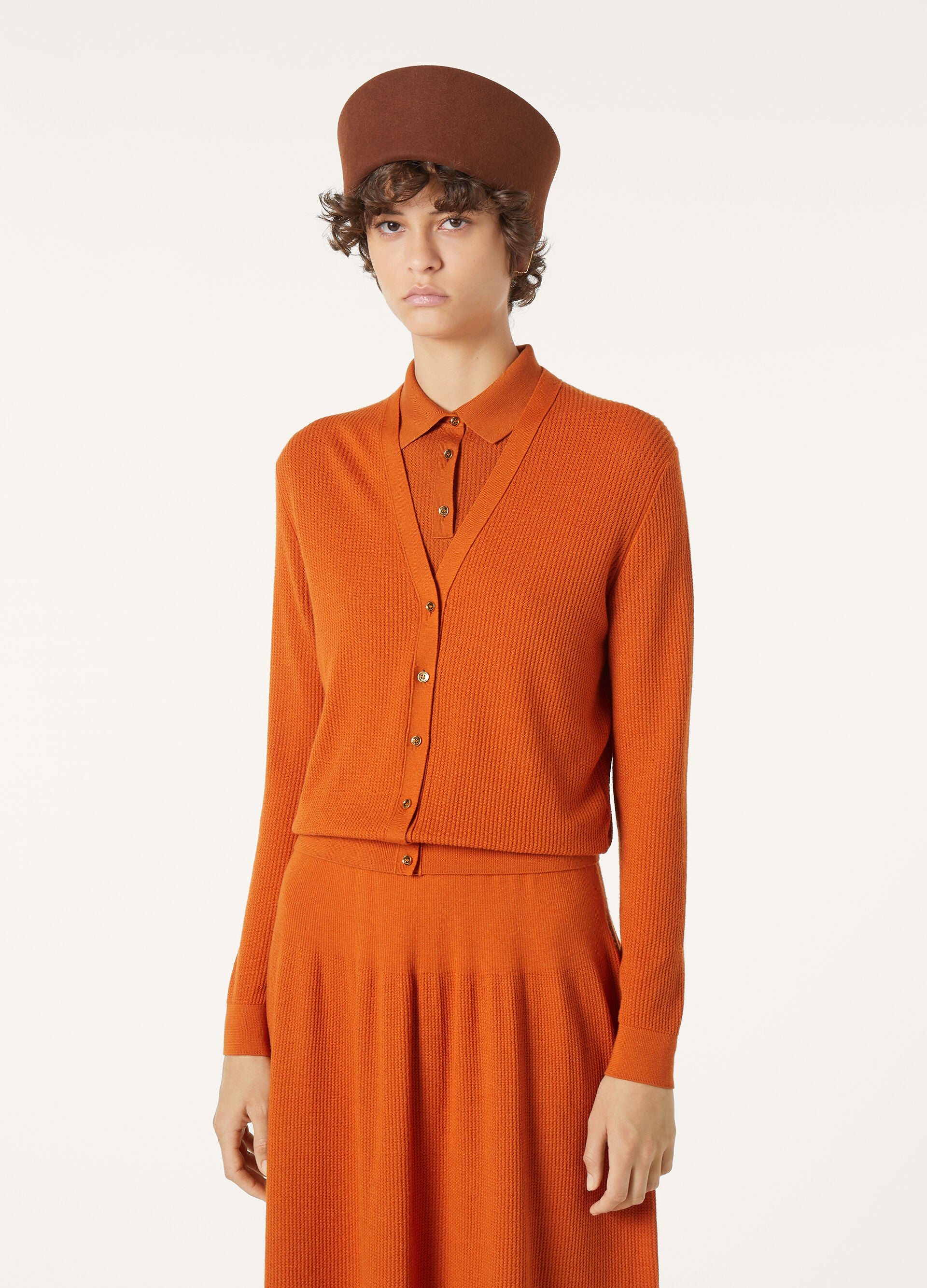 Royal Lightness™ Cardigan - Orange Poppy