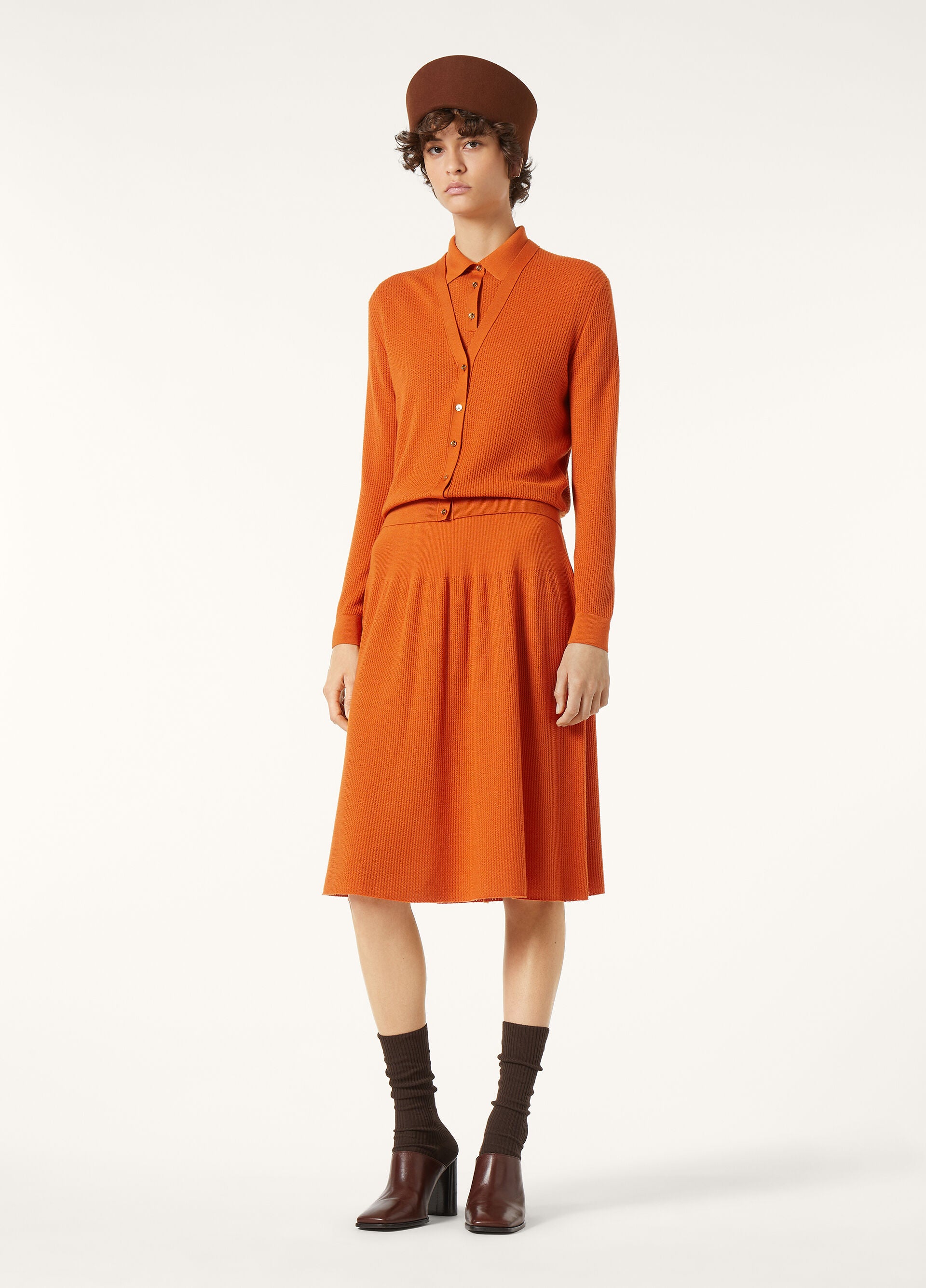 Royal Lightness™ Polo Top - Orange Poppy