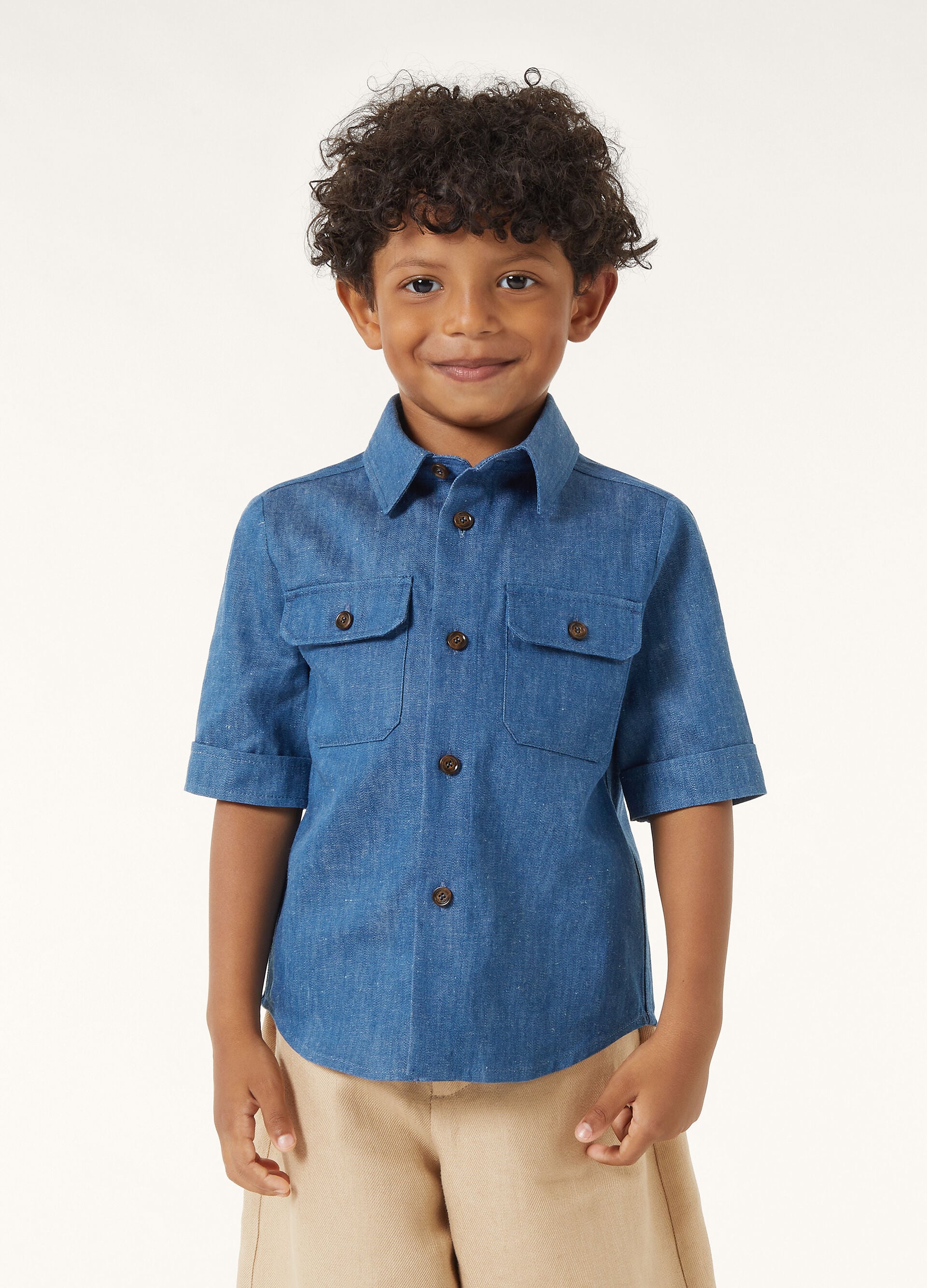 Kid's Jerome Shirt - Sapphire Dream