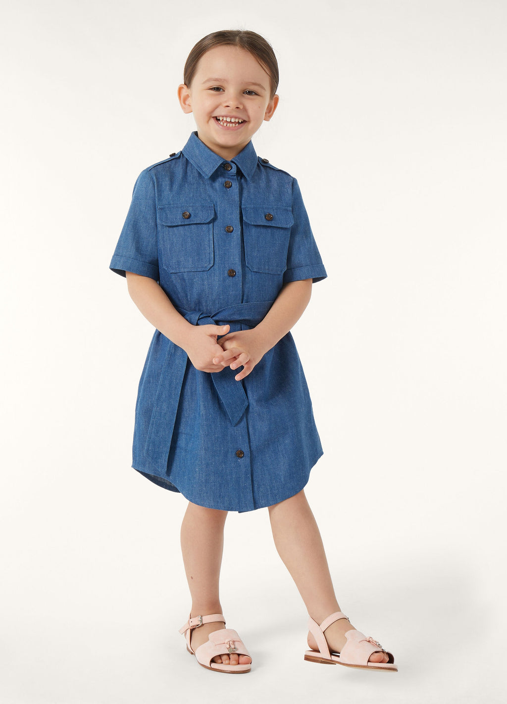 Kid's Fran Dress - Sapphire Dream