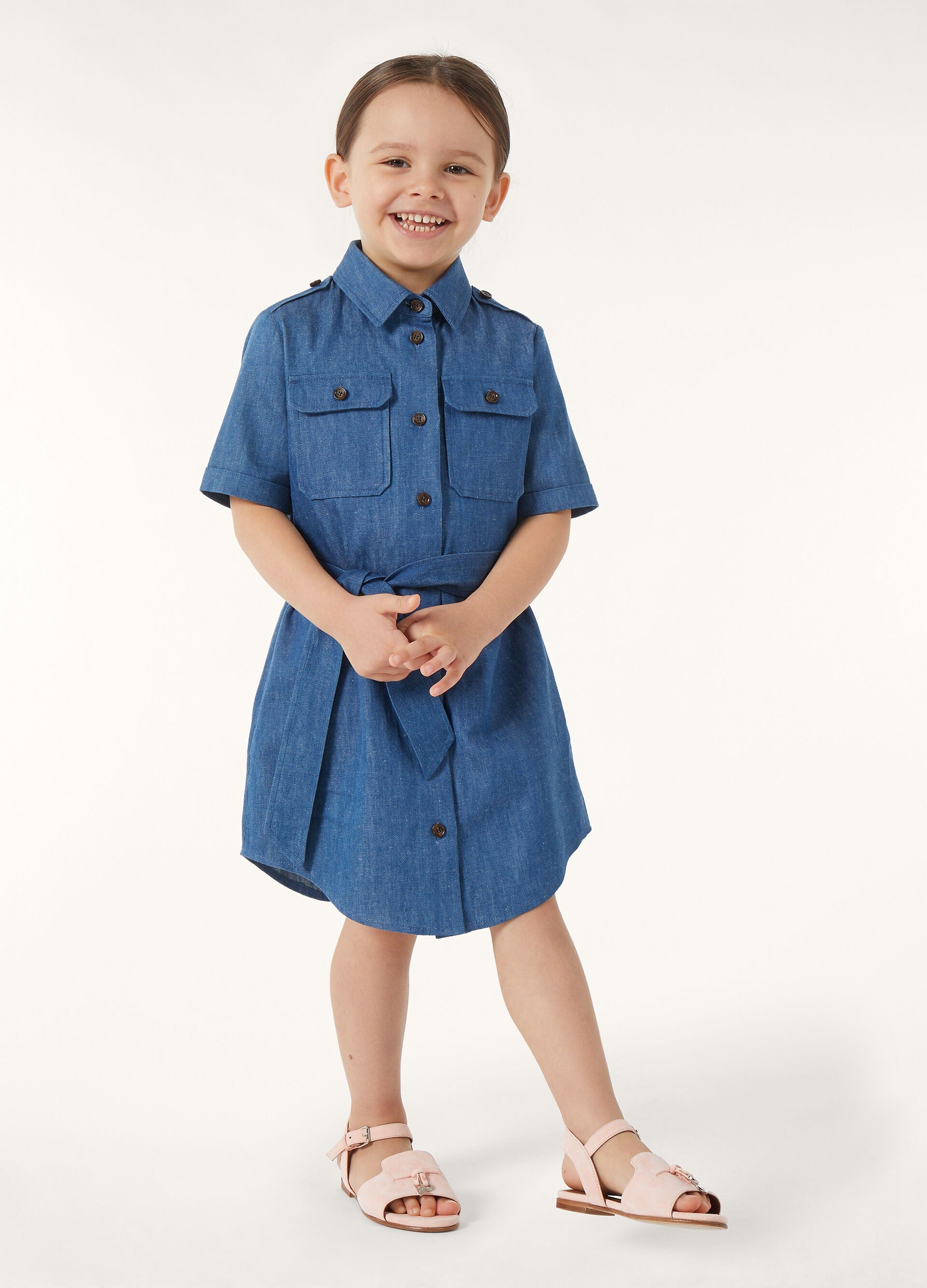 Kid's Fran Dress - Sapphire Dream