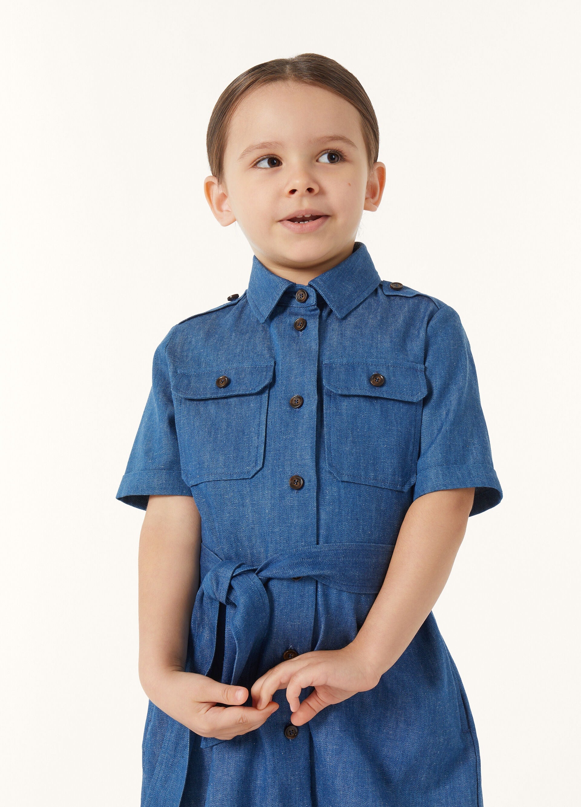 Kid's Fran Dress - Sapphire Dream