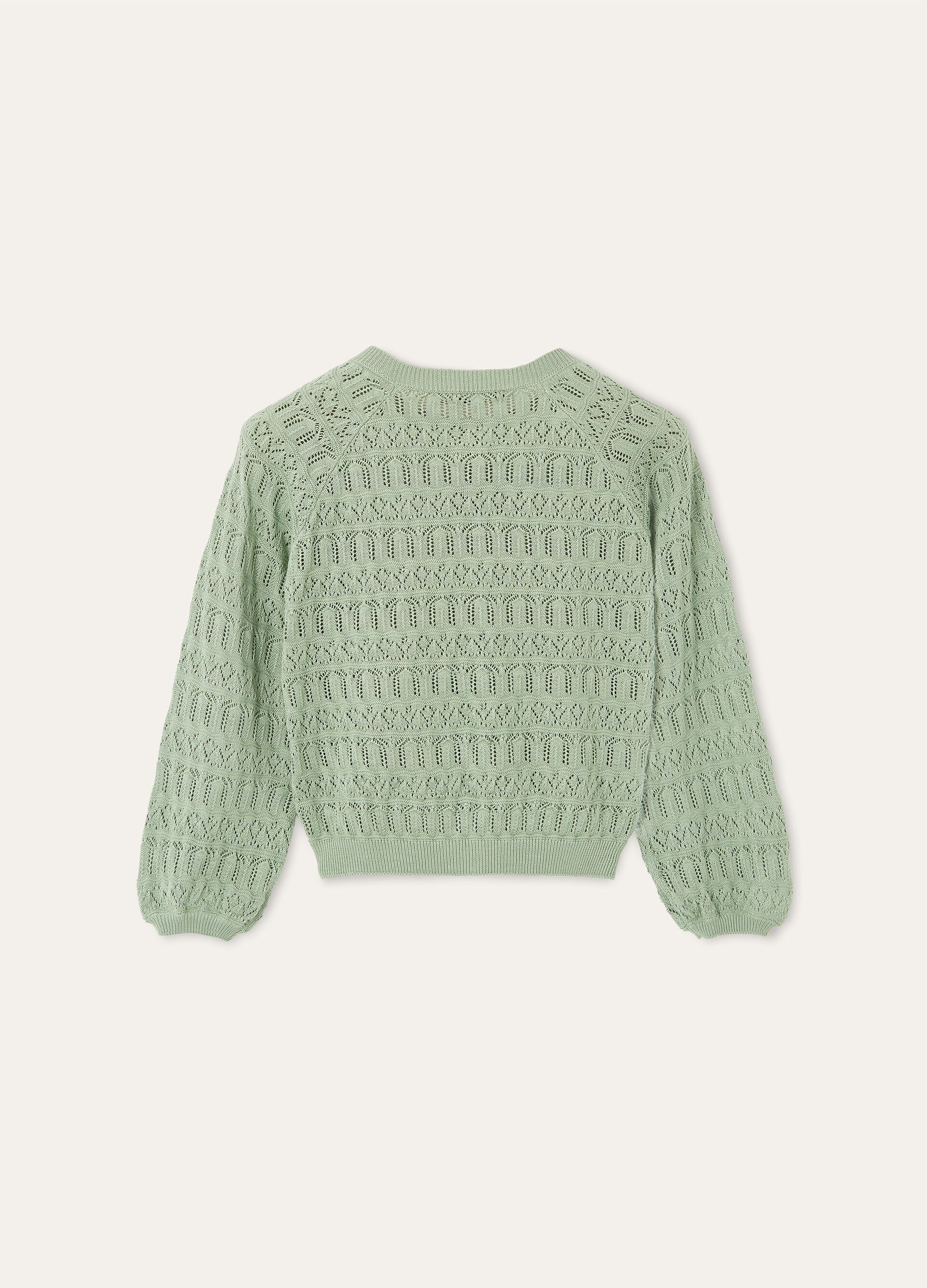 Kid's Daisy Cardigan - Jade Green