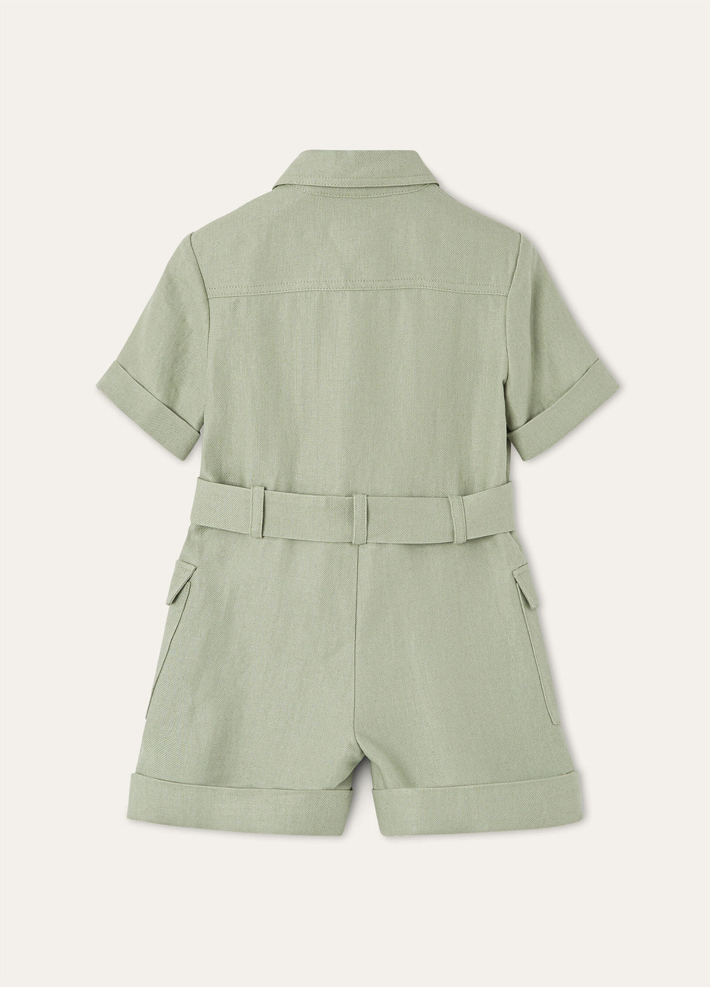Kid's Dora Playsuit - Green Fluorite