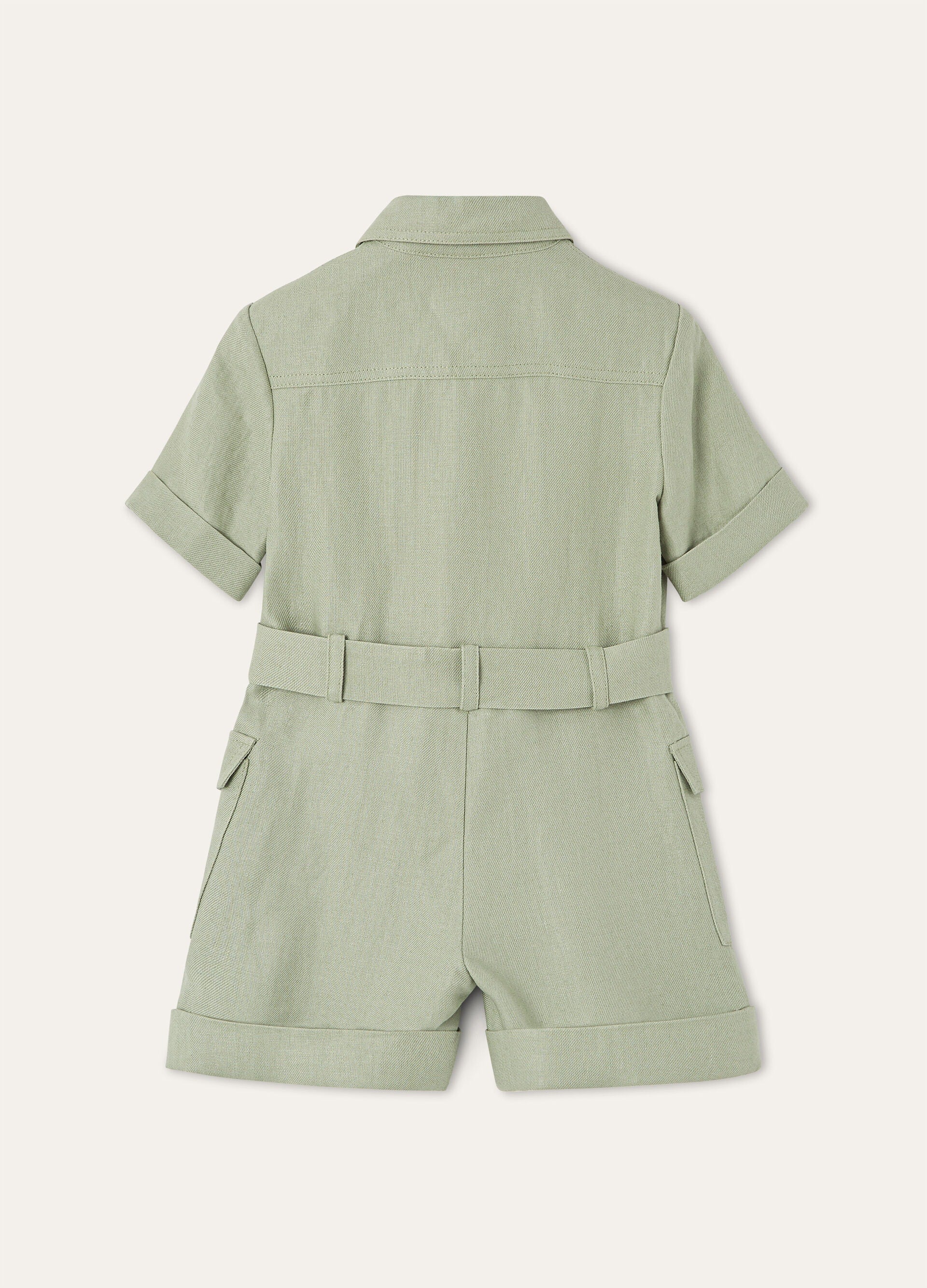 Kid's Dora Playsuit - Green Fluorite