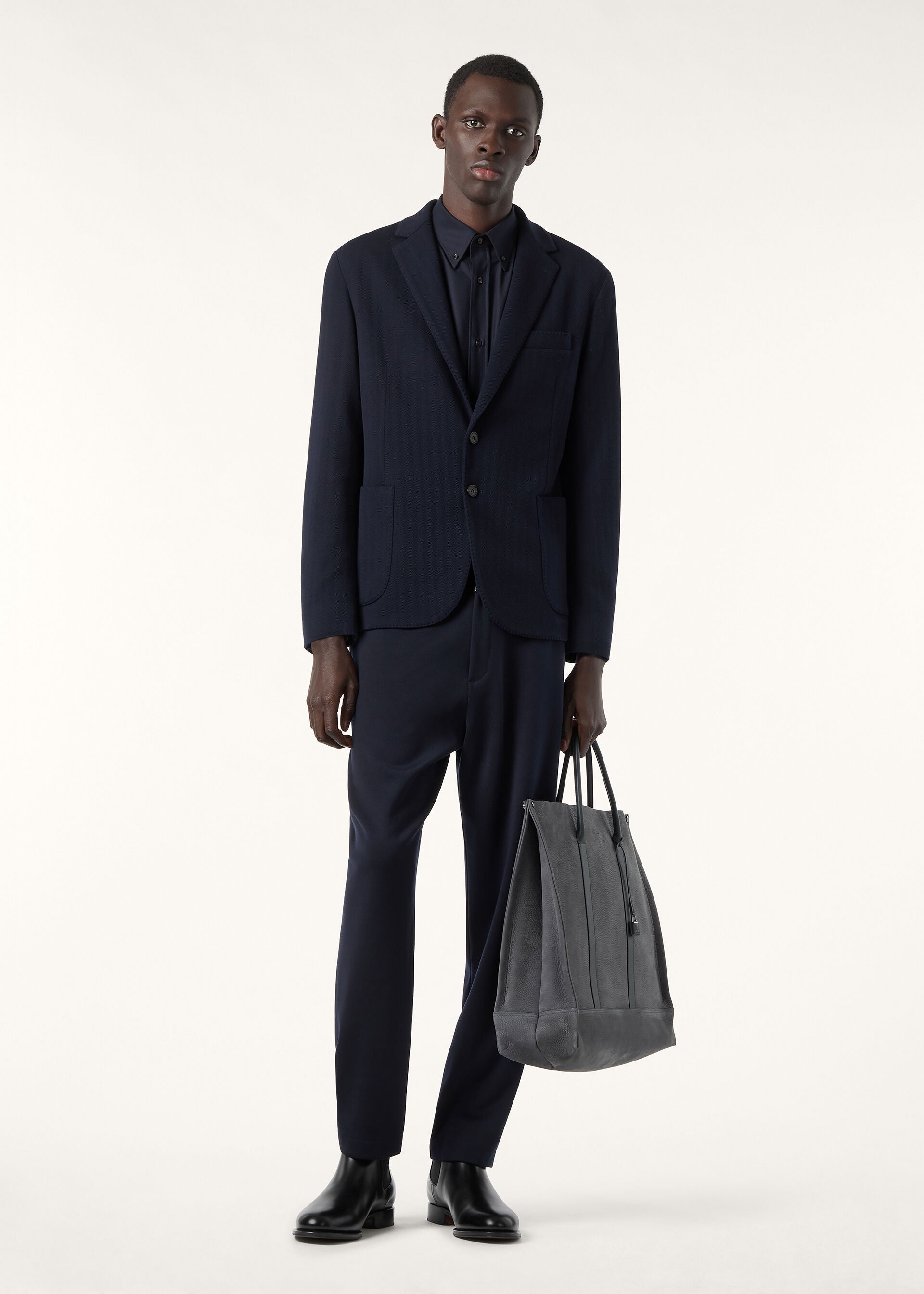 The Gift of Kings® Sweater Jacket - Navy Blue