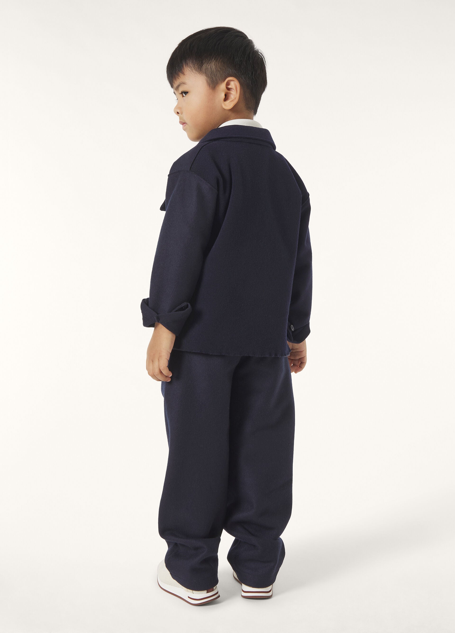 Kid's Breia Overshirt - Light Blue Navy