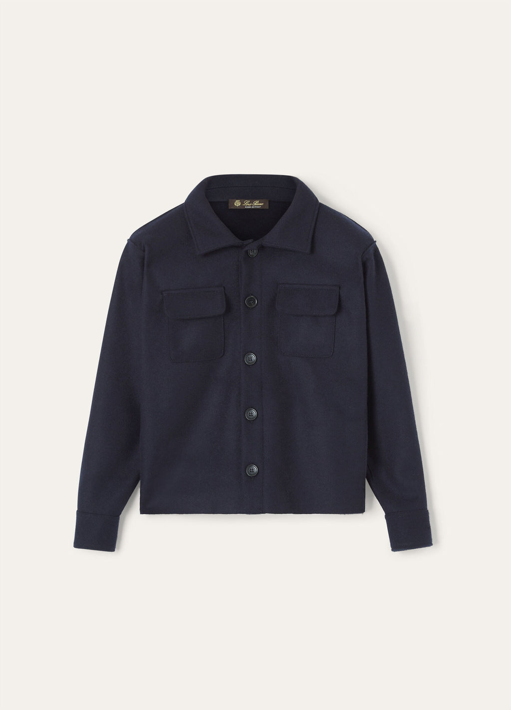 Kid's Breia Overshirt - Light Blue Navy