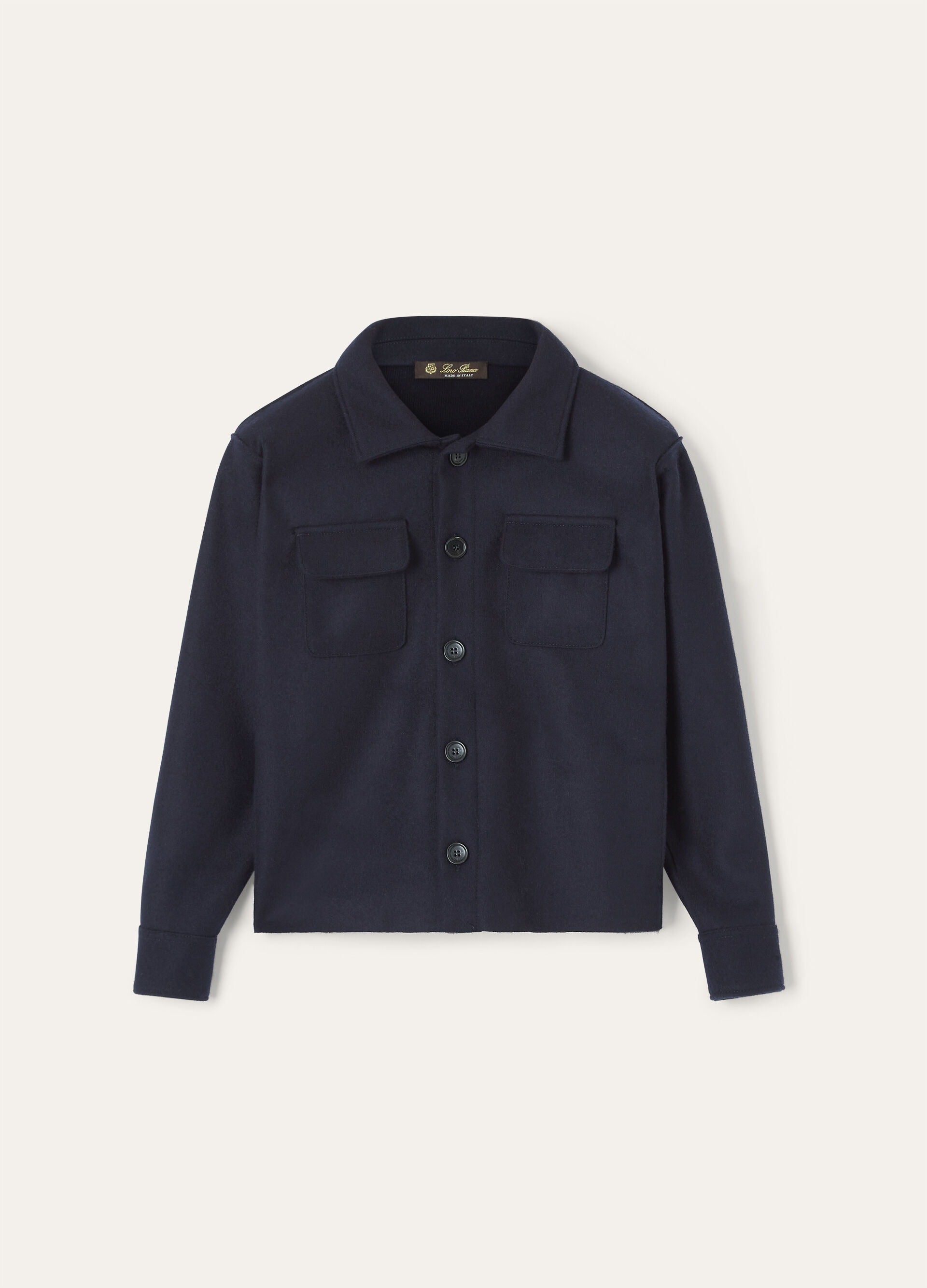 Kid's Breia Overshirt - Light Blue Navy