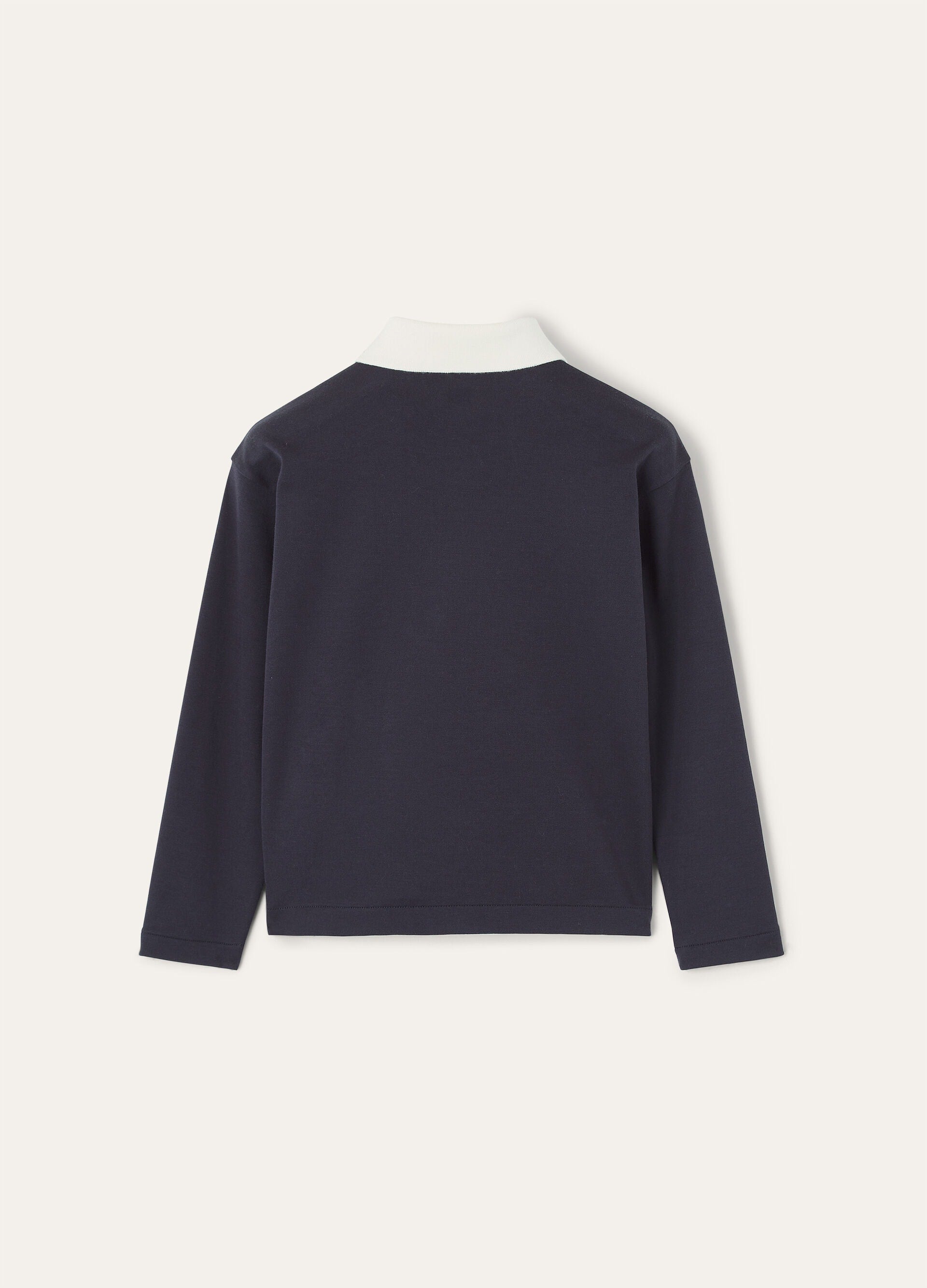 Kid's Playground Polo Shirt - Navy Blue/White