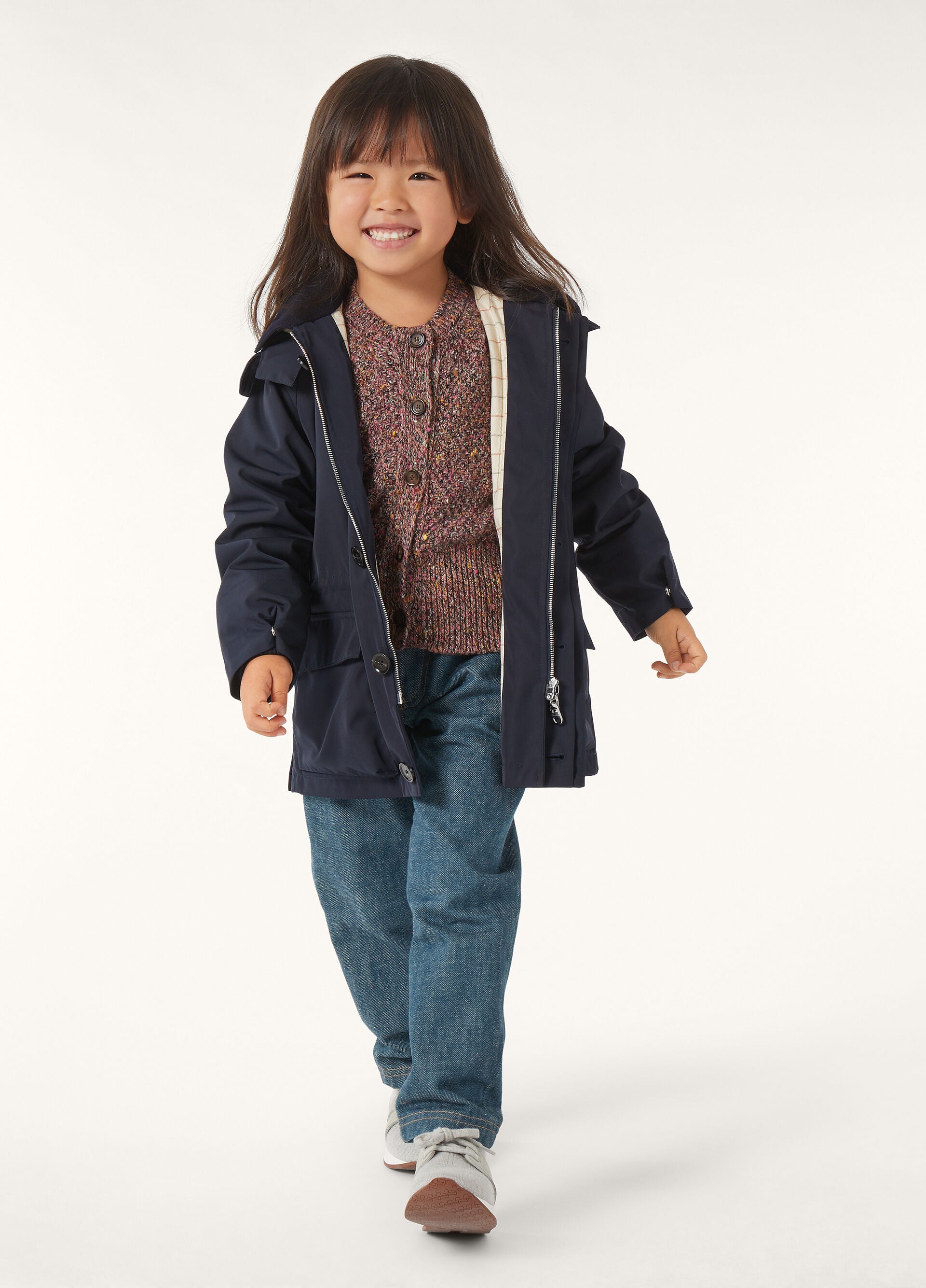 Kid's Horsey Jacket - Very Dark Blue