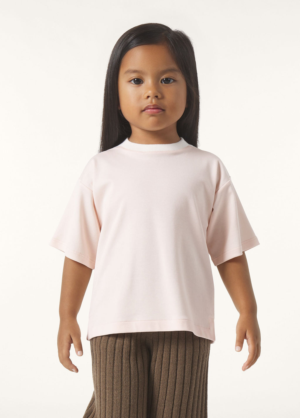 Kid's Playground T-Shirt - Soft Pinkish/White