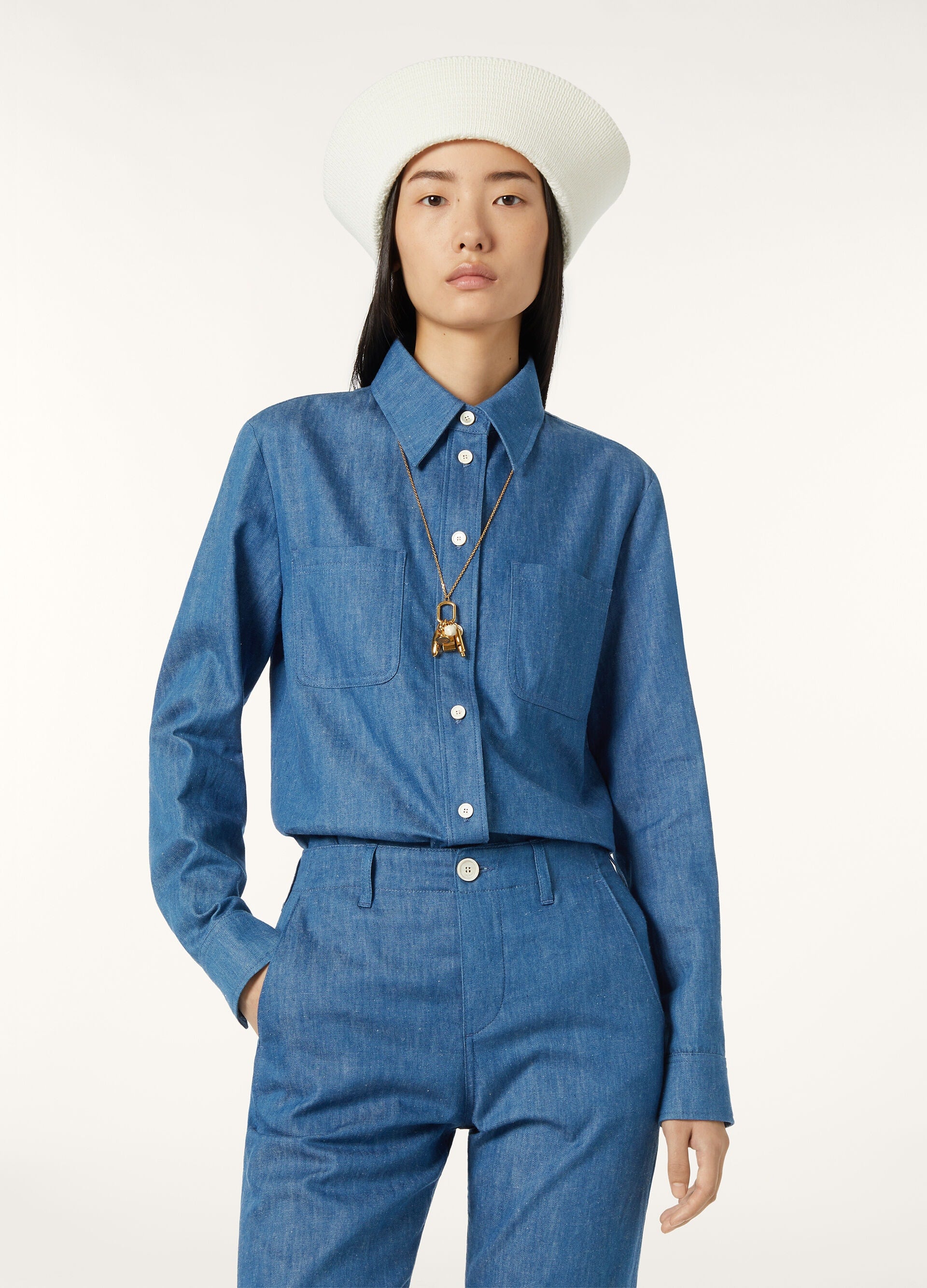 Edda Shirt - Sapphire Dream