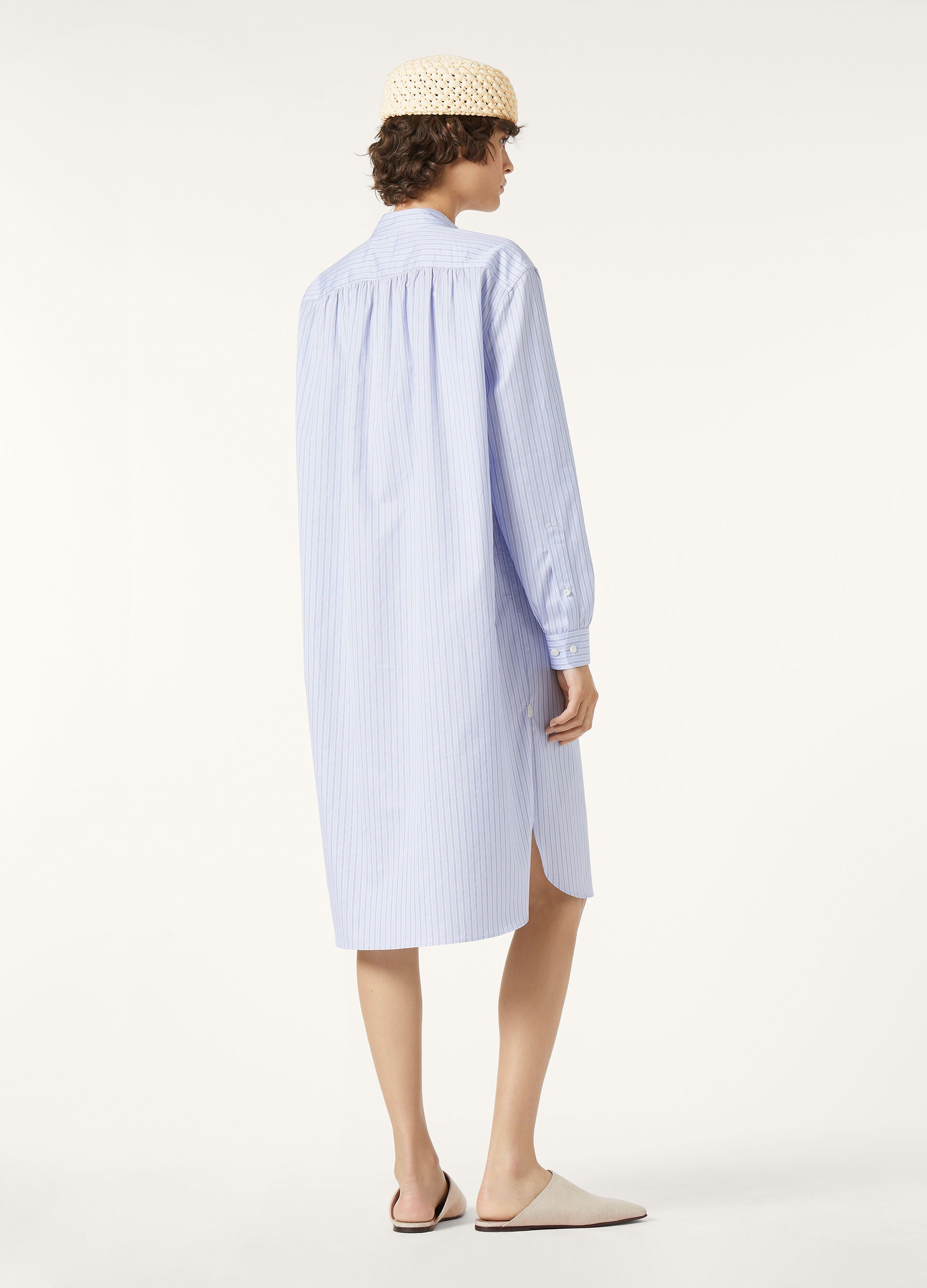 Catlin Dress - Blue Stripes