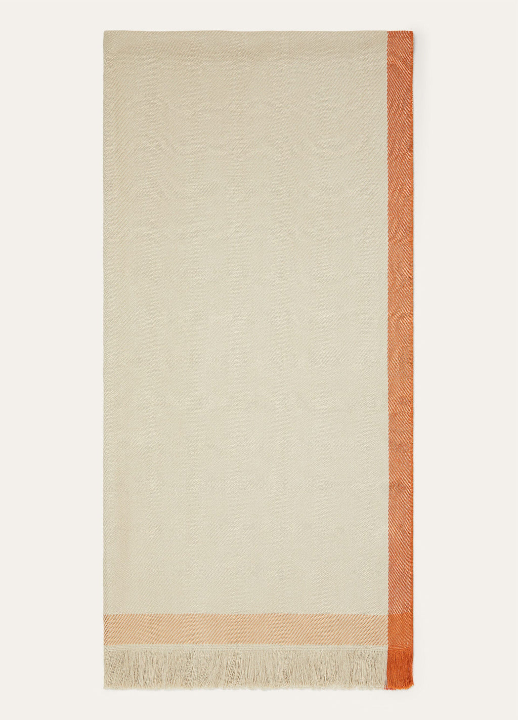 Four in Hand Beach Towel - Natural Linen/Light Orange/Rame/Red