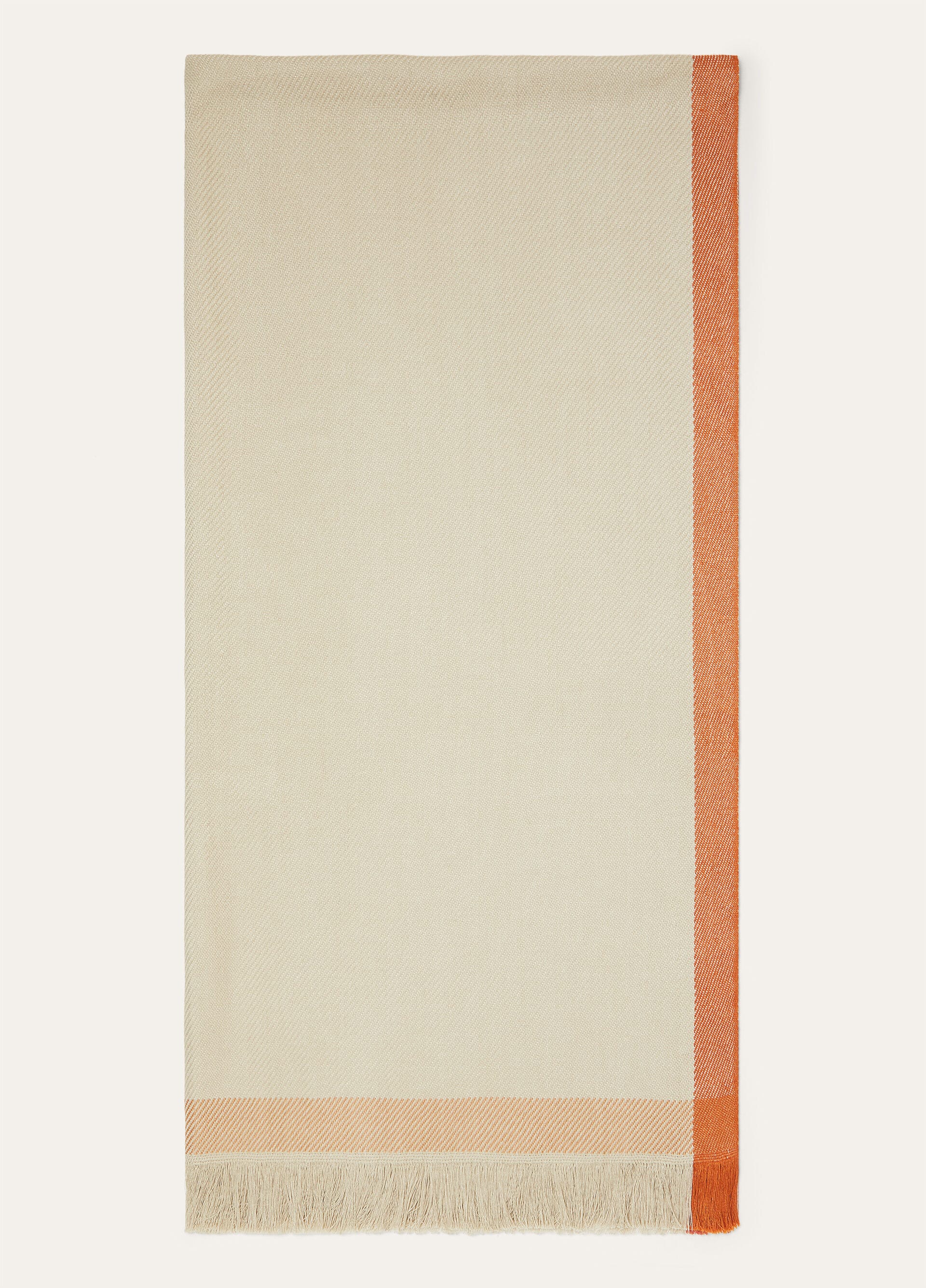 Four in Hand Beach Towel - Natural Linen/Light Orange/Rame/Red