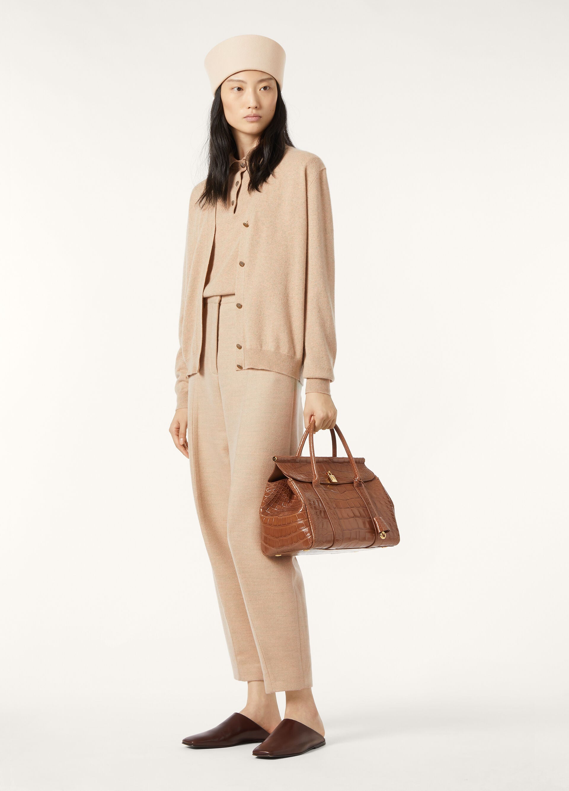 Classic Cardigan - Rosy Granite Melange