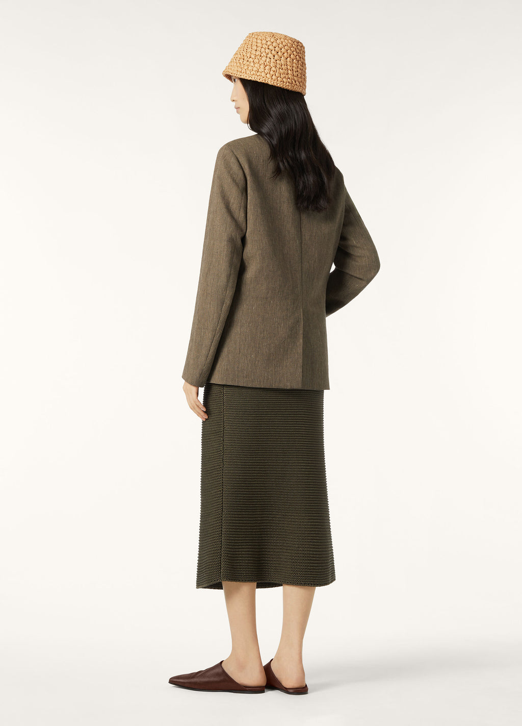 Spagna Jacket - Brown Chevron