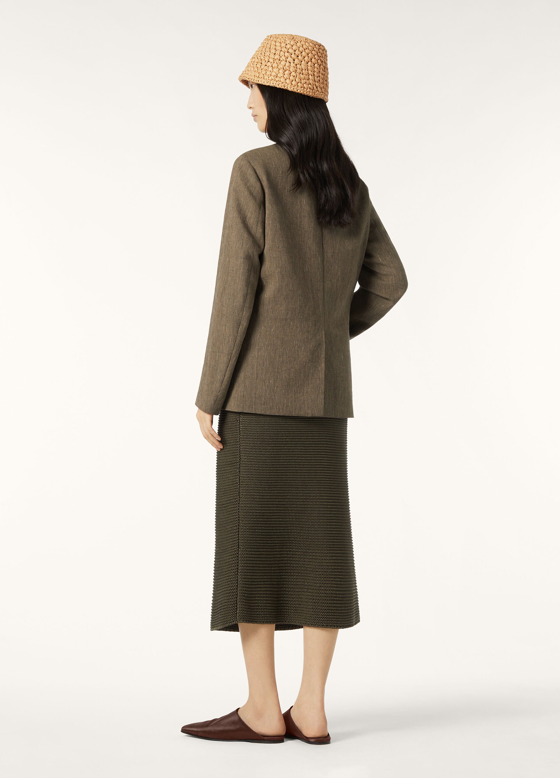 Spagna Jacket - Brown Chevron