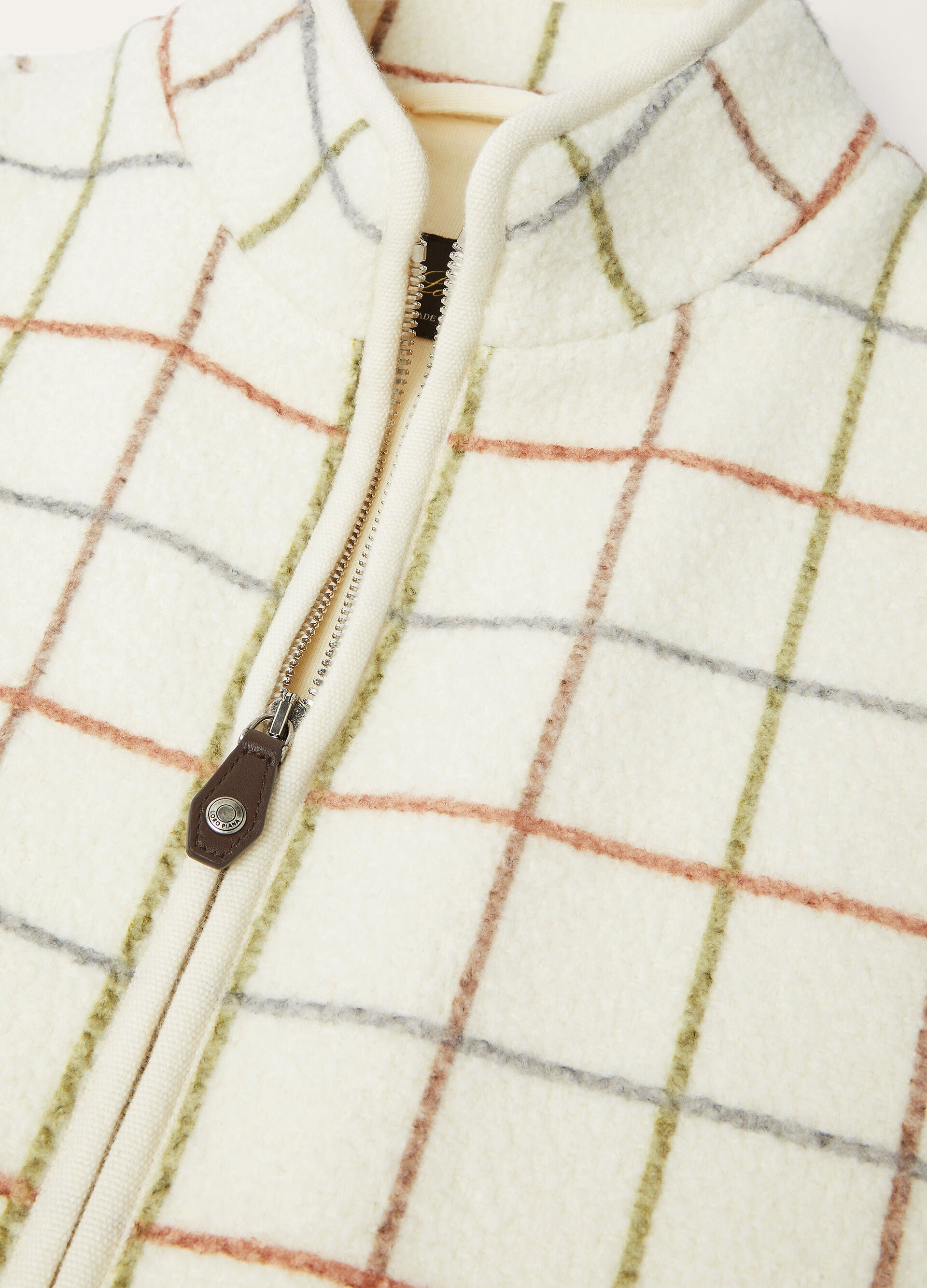 Flores Vest - Belt Printed On Wool