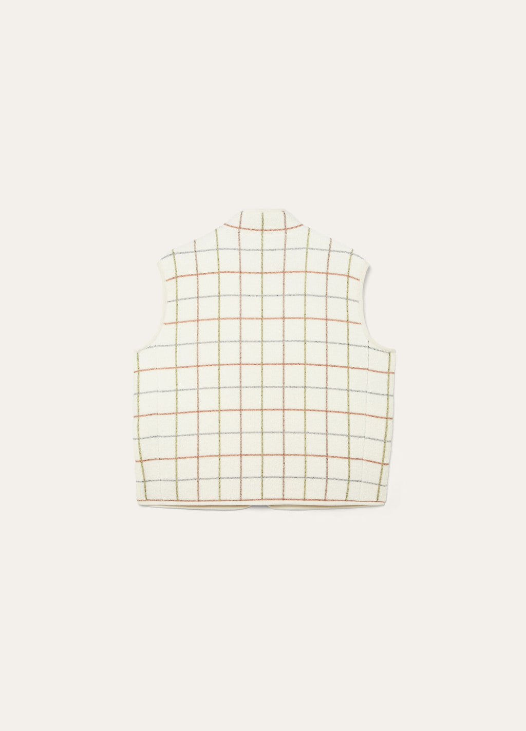 Flores Vest - Belt Printed On Wool