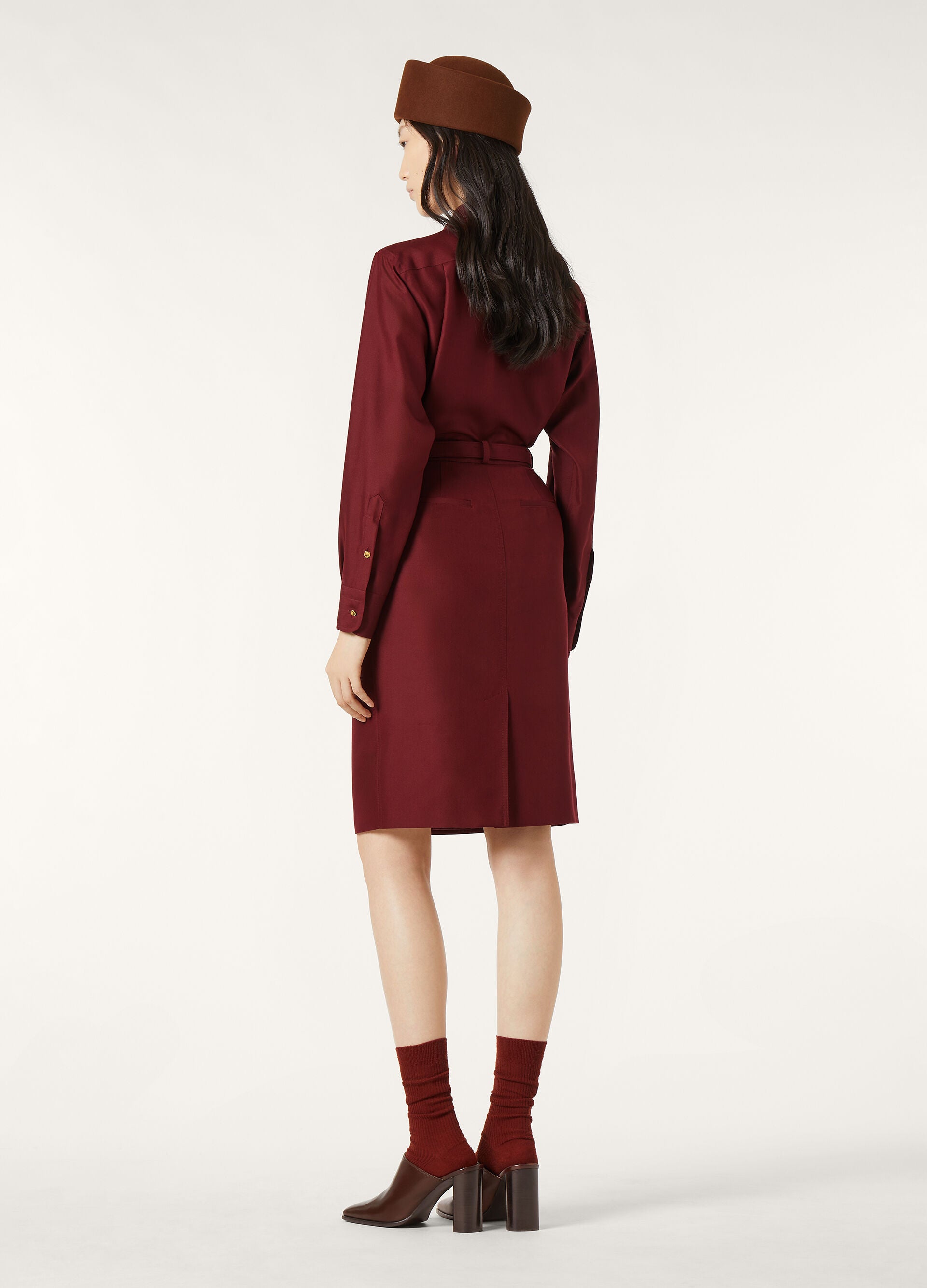 André Shirt - Deep Maroon