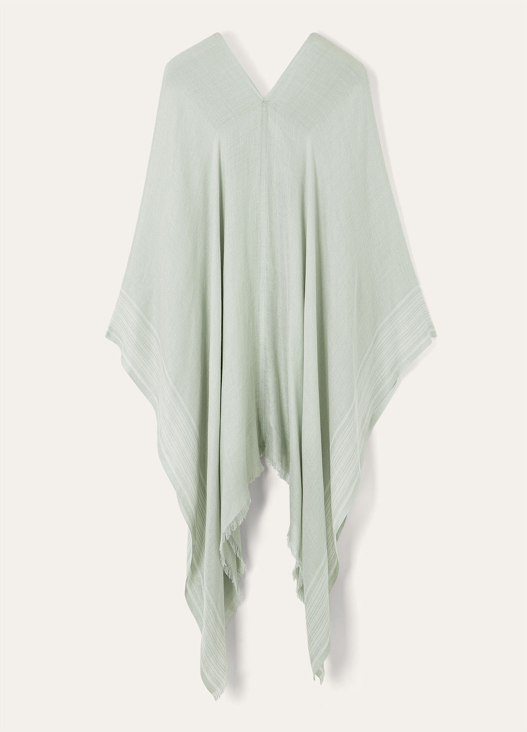 Aida Poncho - Iceberg Green/Pristine White