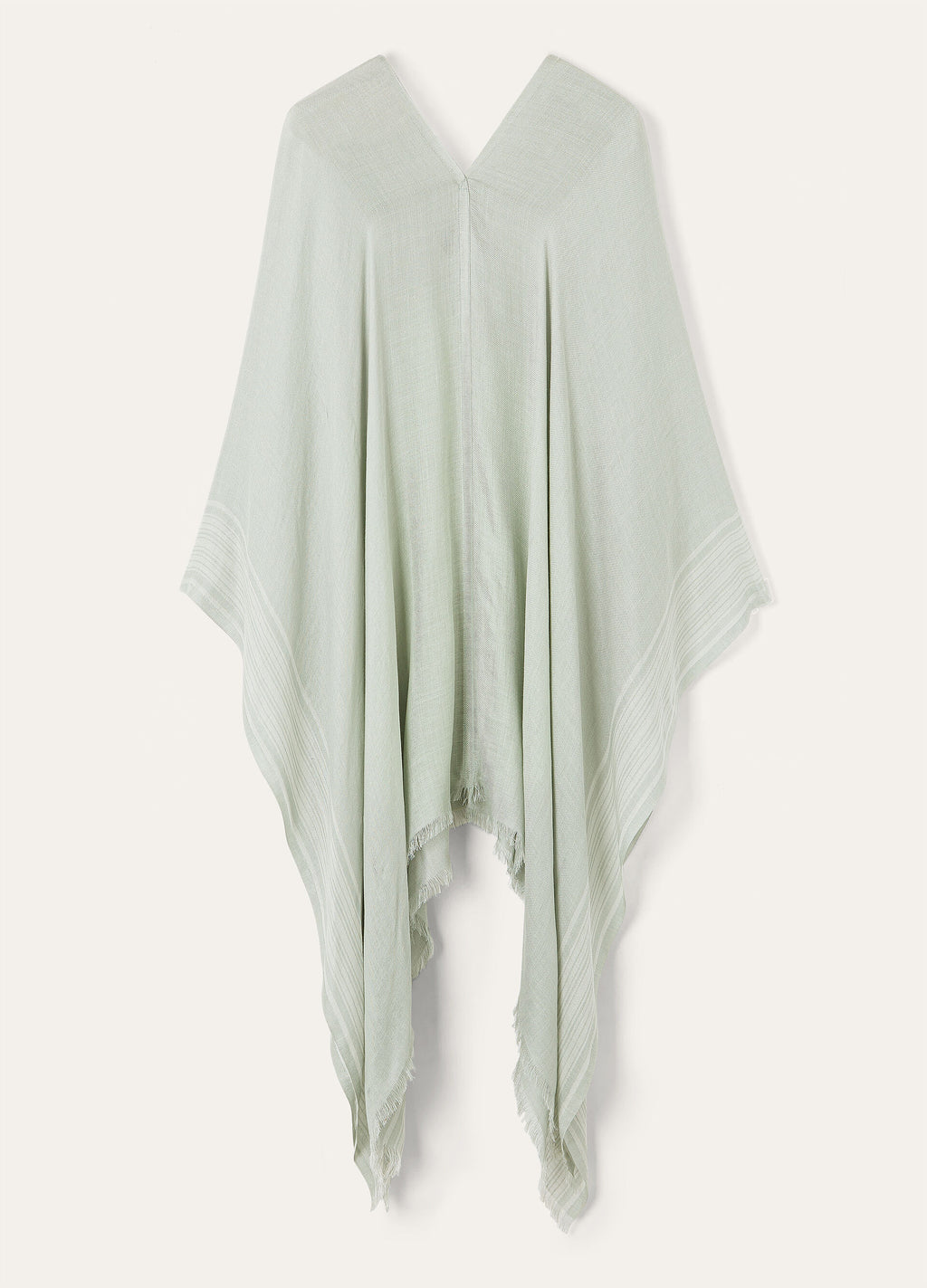 Aida Poncho - Iceberg Green/Pristine White