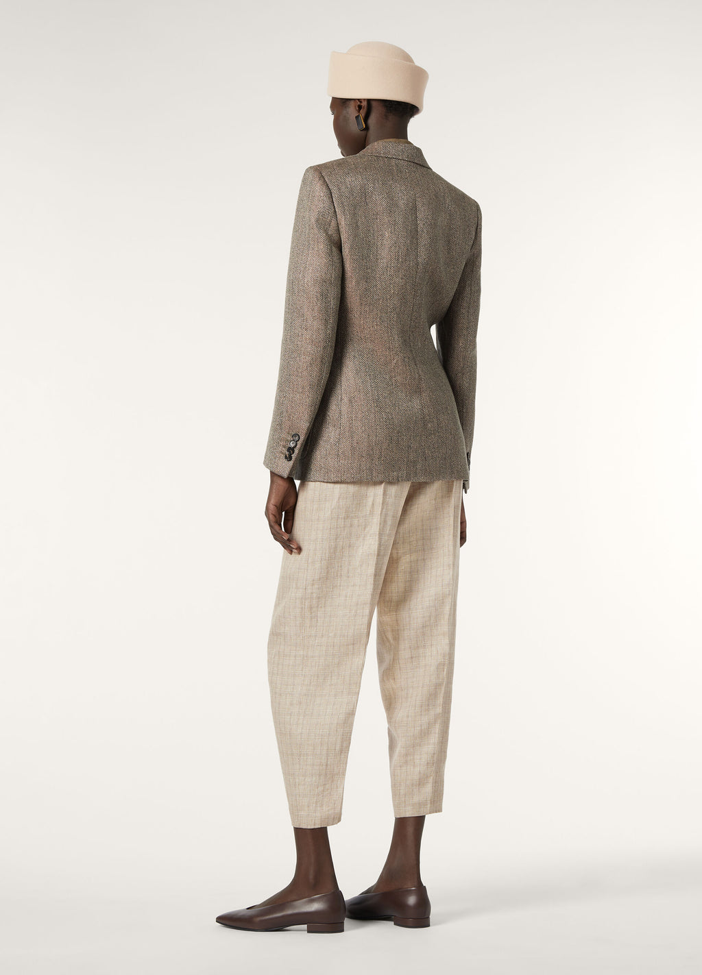 Eleanor Blazer - Cherry Wine/Clear Oyster/Watercress