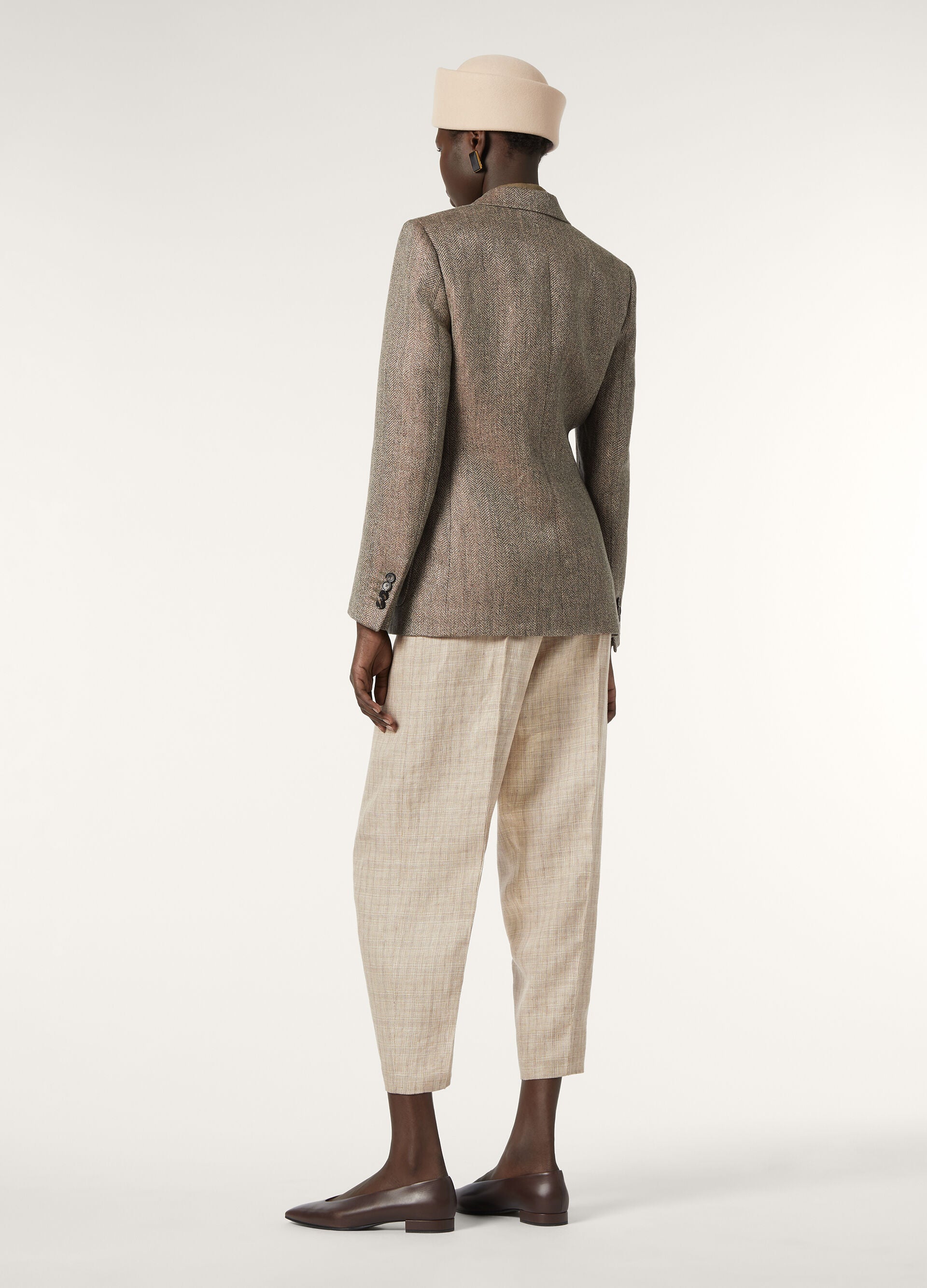 Eleanor Blazer - Cherry Wine/Clear Oyster/Watercress