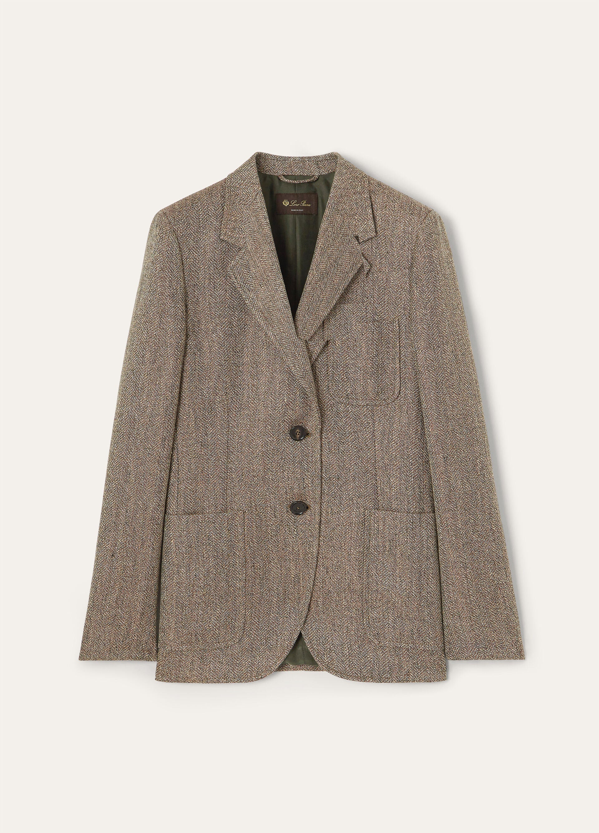 Eleanor Blazer - Cherry Wine/Clear Oyster/Watercress