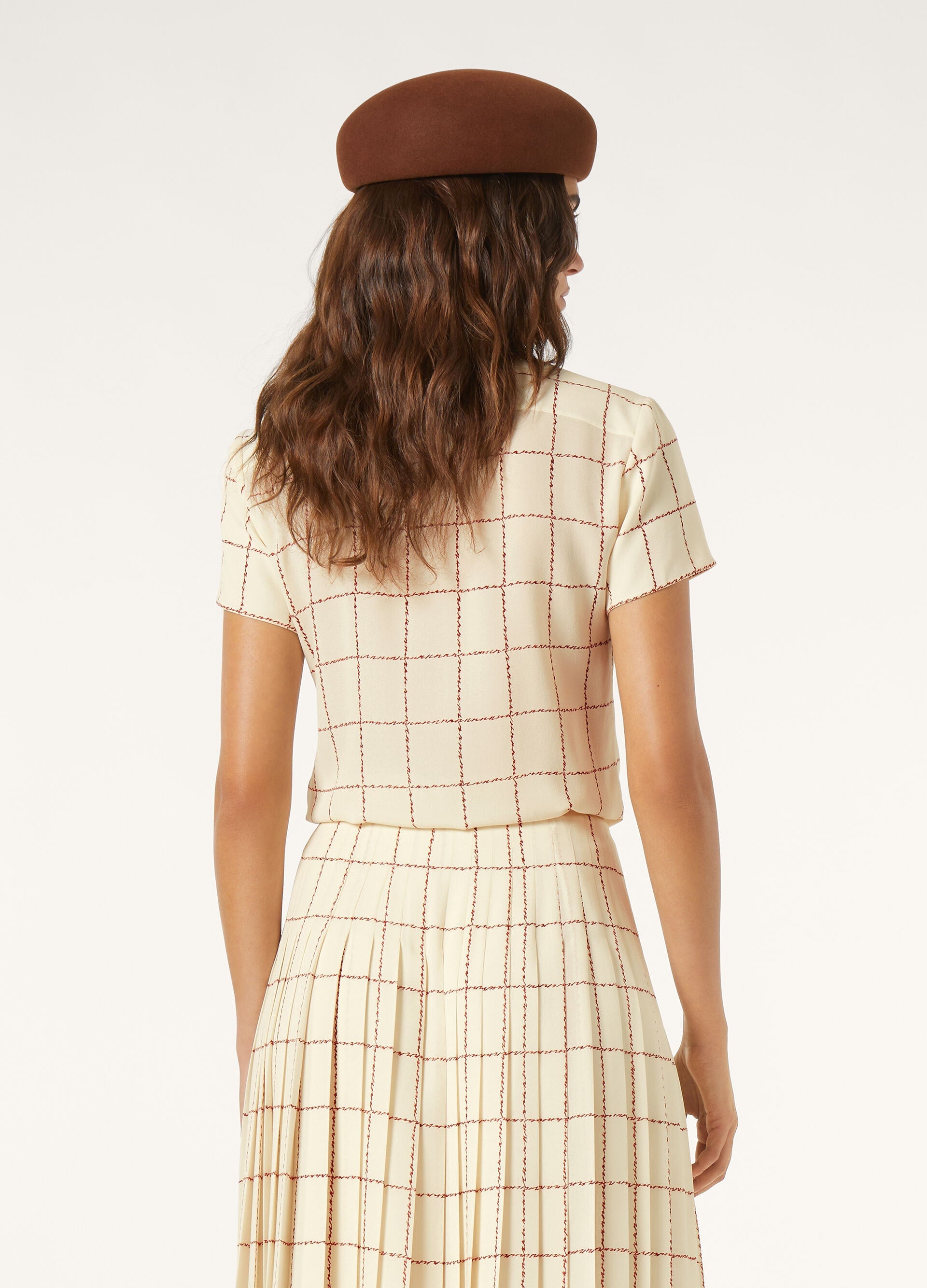 Febe Shirt - Chalk/Pecan Syrup