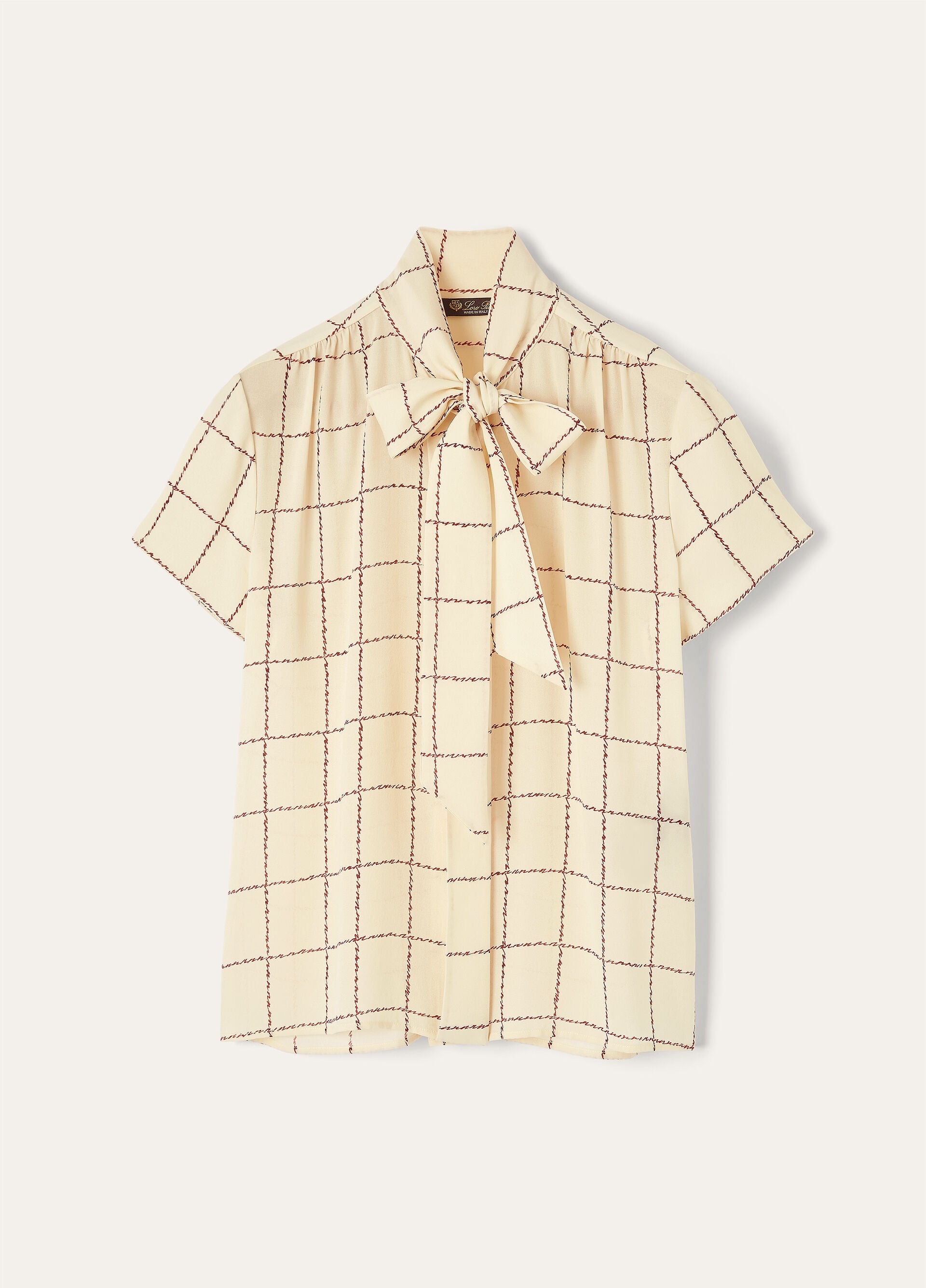 Febe Shirt - Chalk/Pecan Syrup
