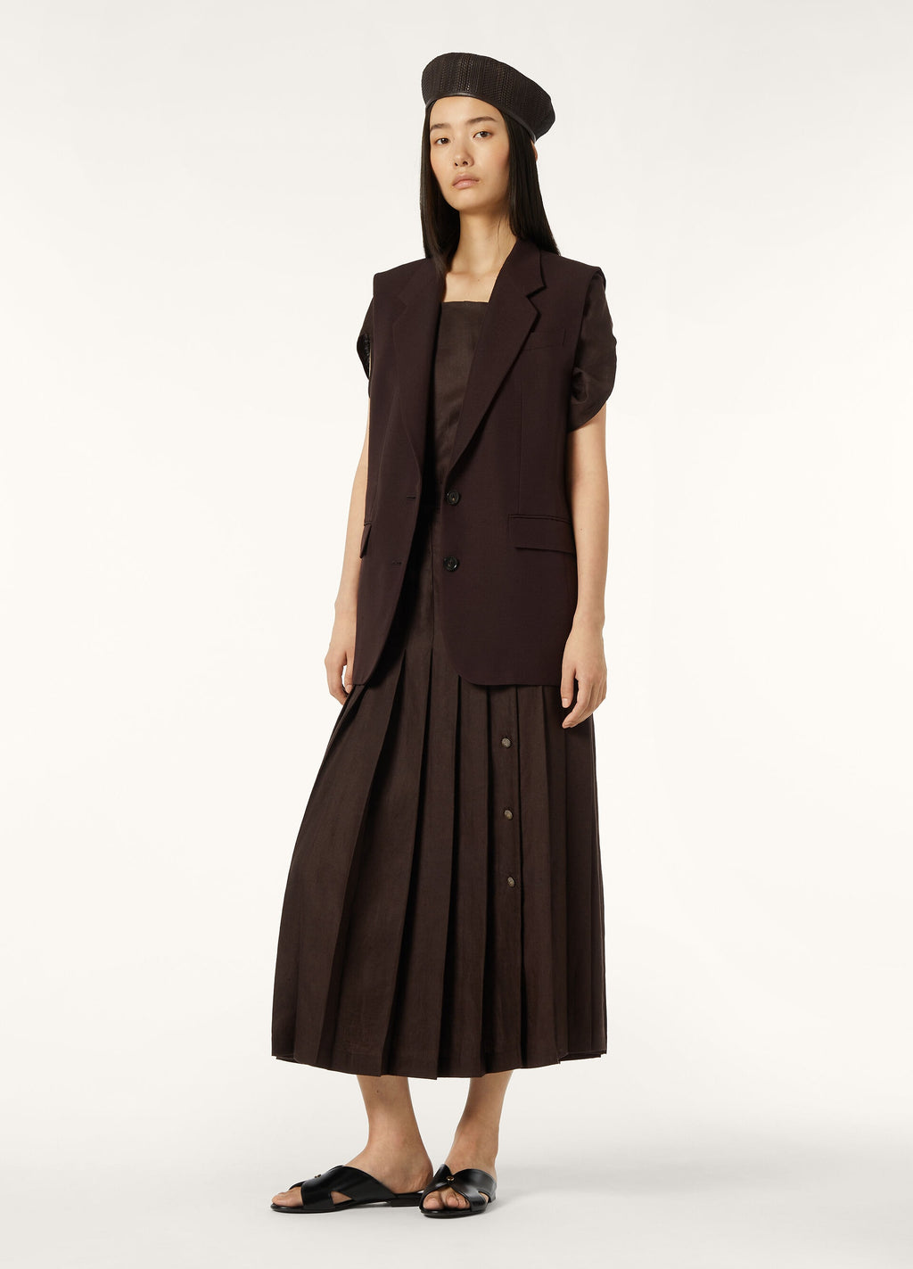 Yasmina Skirt - Carob Bean