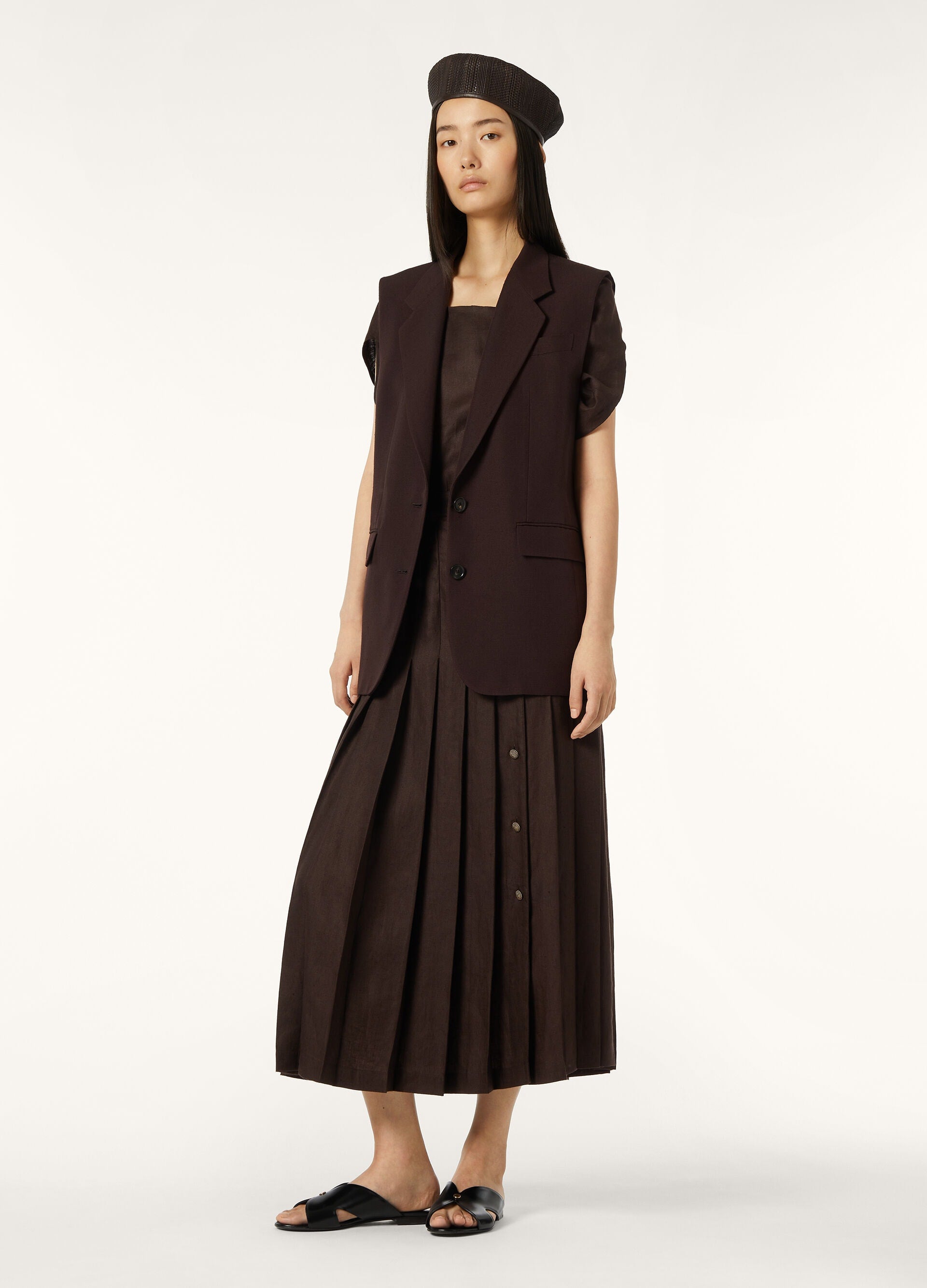 Yasmina Skirt - Carob Bean