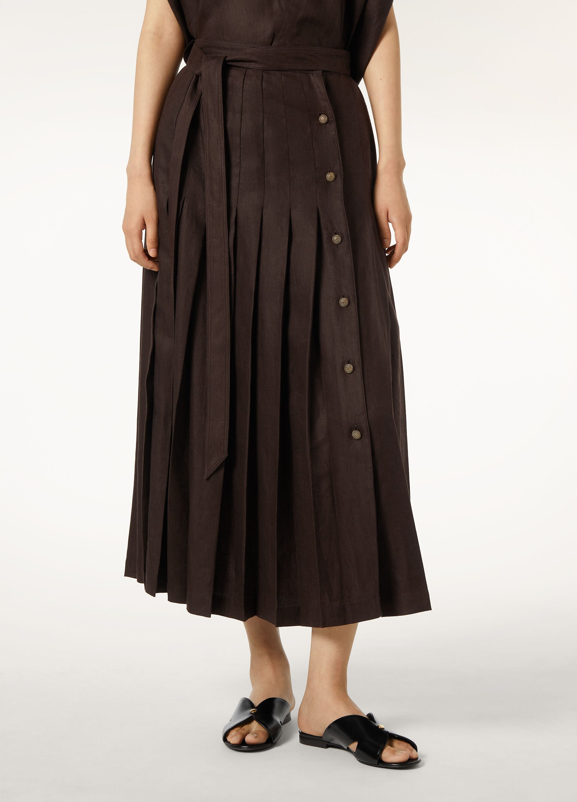 Yasmina Skirt - Carob Bean